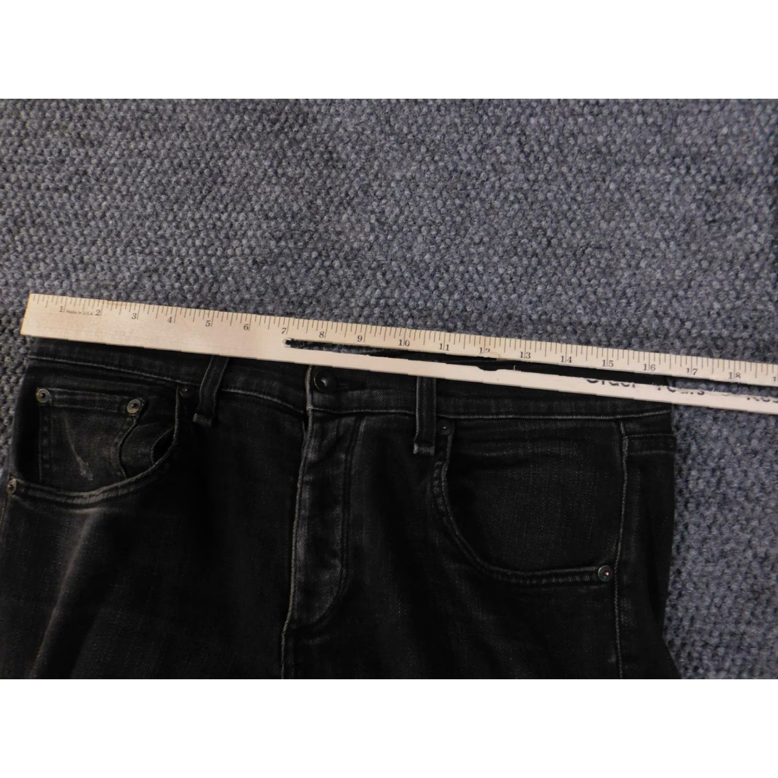 Rag & Bone rag & bone Jeans Mens 33 Black Skinny Distressed Ripped Knees M124XK302RWH Jeans Mens 33 Black Distressed Skinny Rock Wholes 34 Inseam Size US 33 - 6 Thumbnail