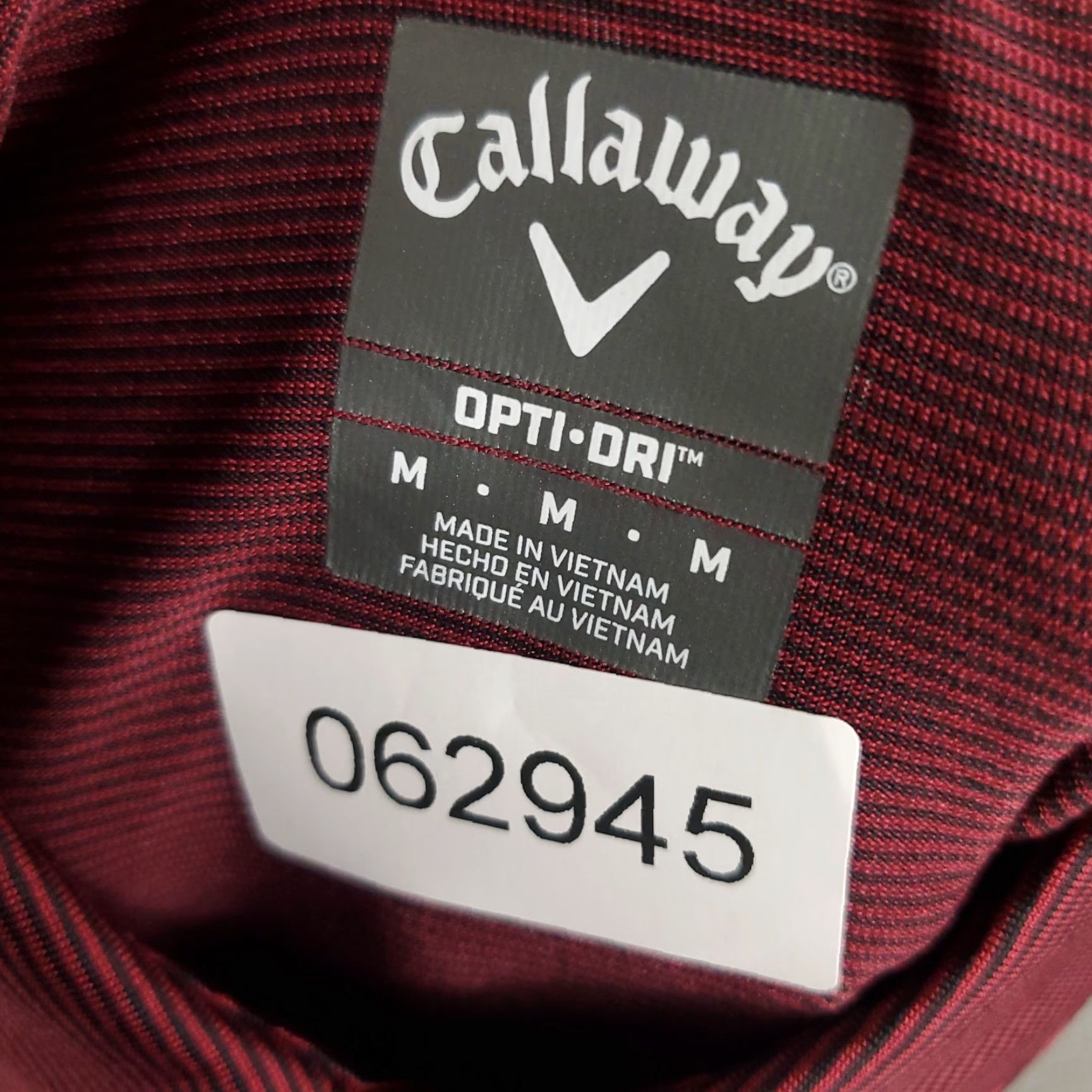 Callaway Callaway Polo Shirt Mens Size Medium Red Striped Casual Golf Short Sleeve Size US M / EU 48-50 / 2 - 7 Thumbnail