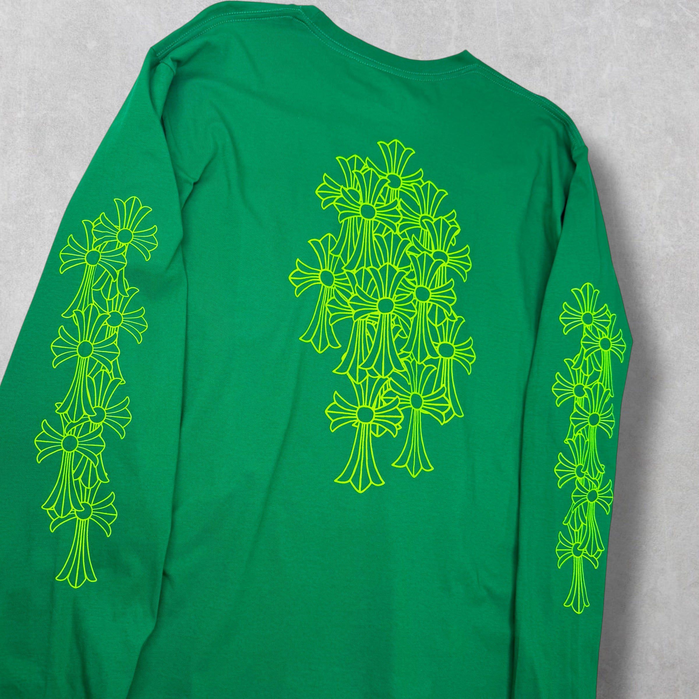 Chrome Hearts Chrome Hearts Green Cemetery Cross L/S XXL Size US XXL / EU 58 / 5 - 3 Thumbnail
