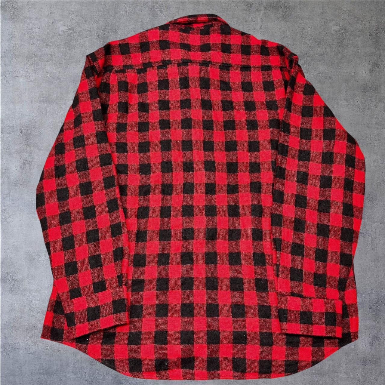 Other Vintage Red And Black Wool Flannel Size US XL / EU 56 / 4 - 3 Thumbnail