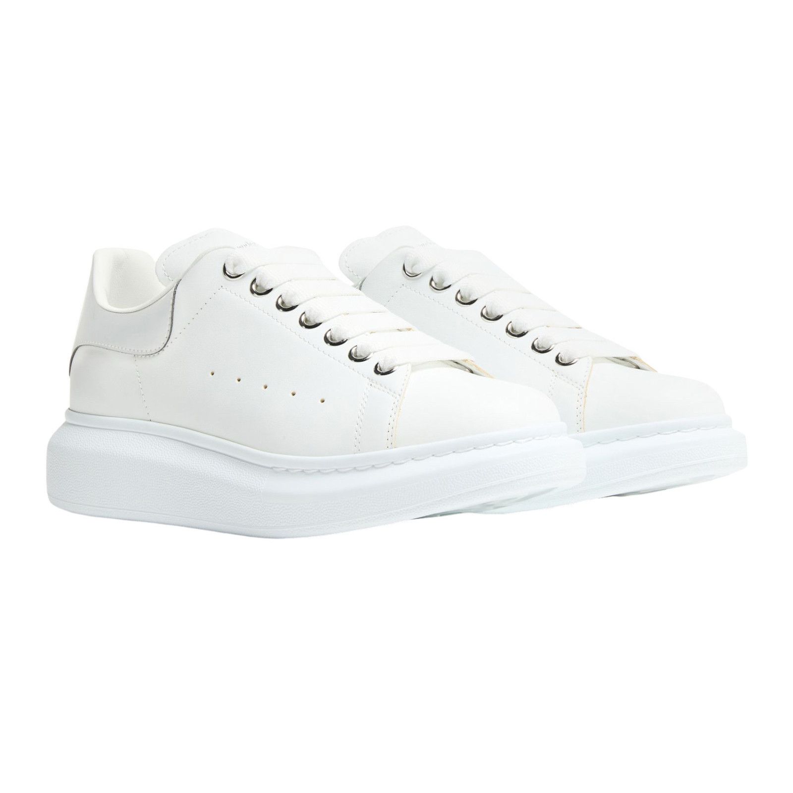 ALEXANDER MCQUEEN Oversized Women's White/Silver Sneakers Ne