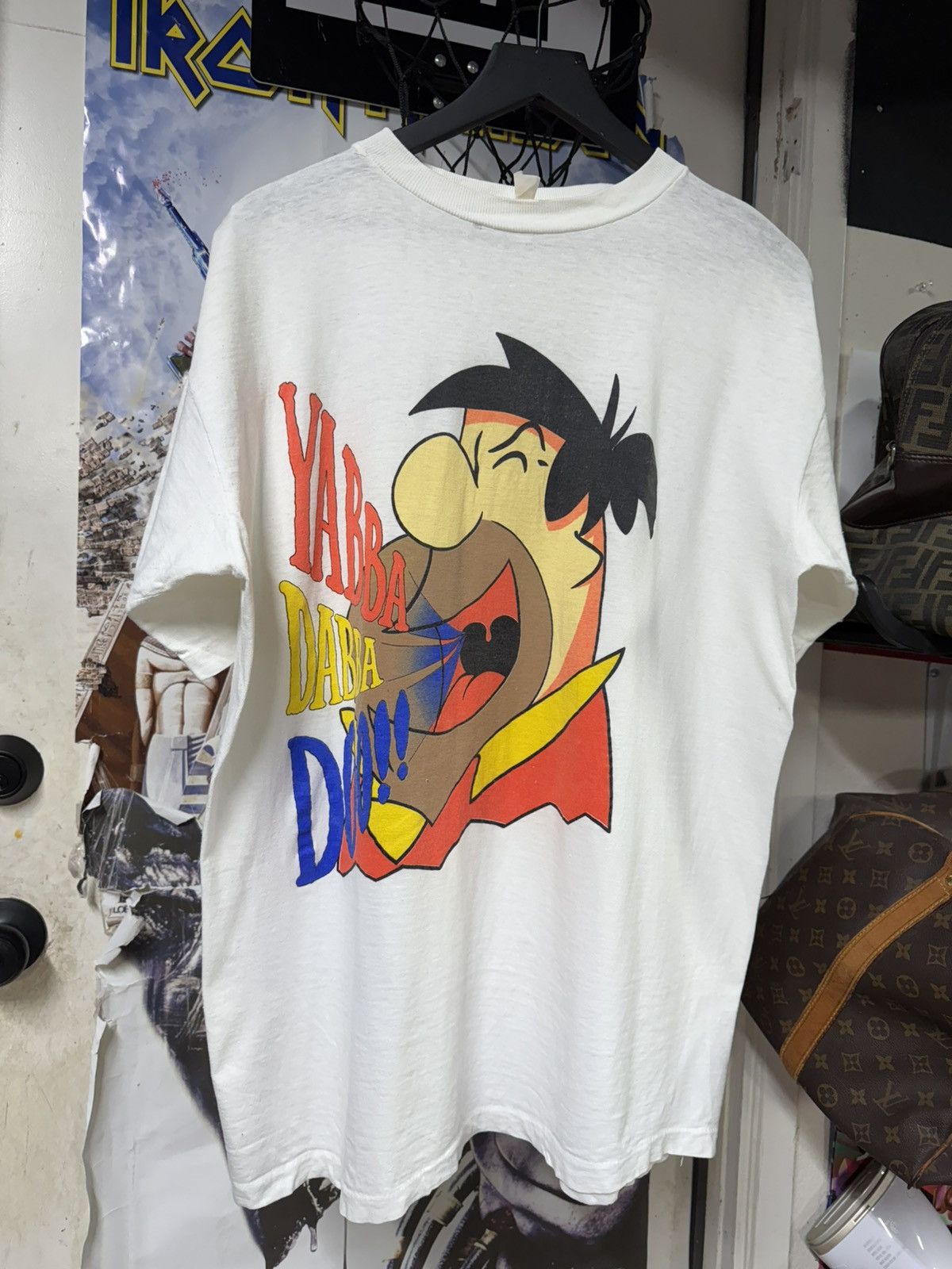 Vintage Vintage 90’s Flint Stones Cartoon T-Shirt Size Large Size US L / EU 52-54 / 3 - 5 Thumbnail