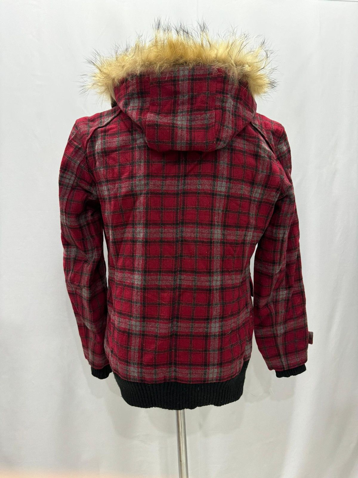 Japanese Brand Ceronias Women's Checked Jacket Duffle Coat/ Jacket Size M / US 6-8 / IT 42-44 - 9 Thumbnail