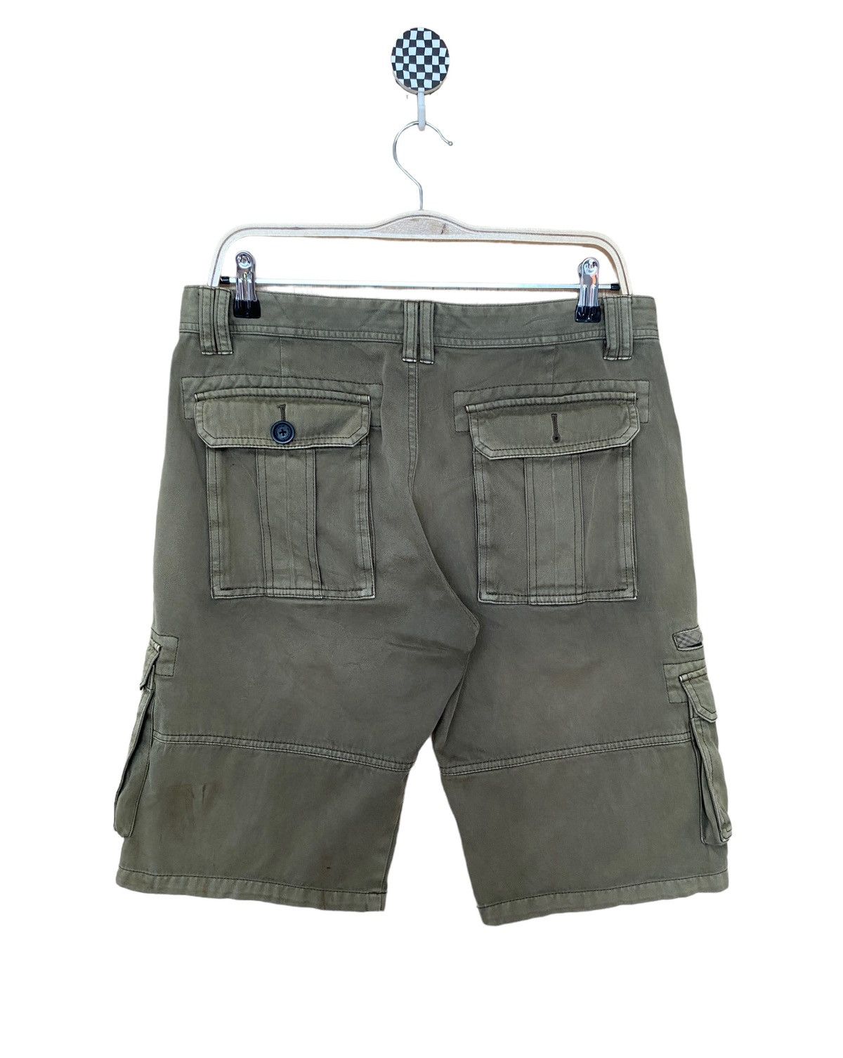 Burberry × Designer × Vintage Vintage Brand Burberry Sun Faded Short Pants 2000s Size US 34 / EU 50 - 2 Thumbnail