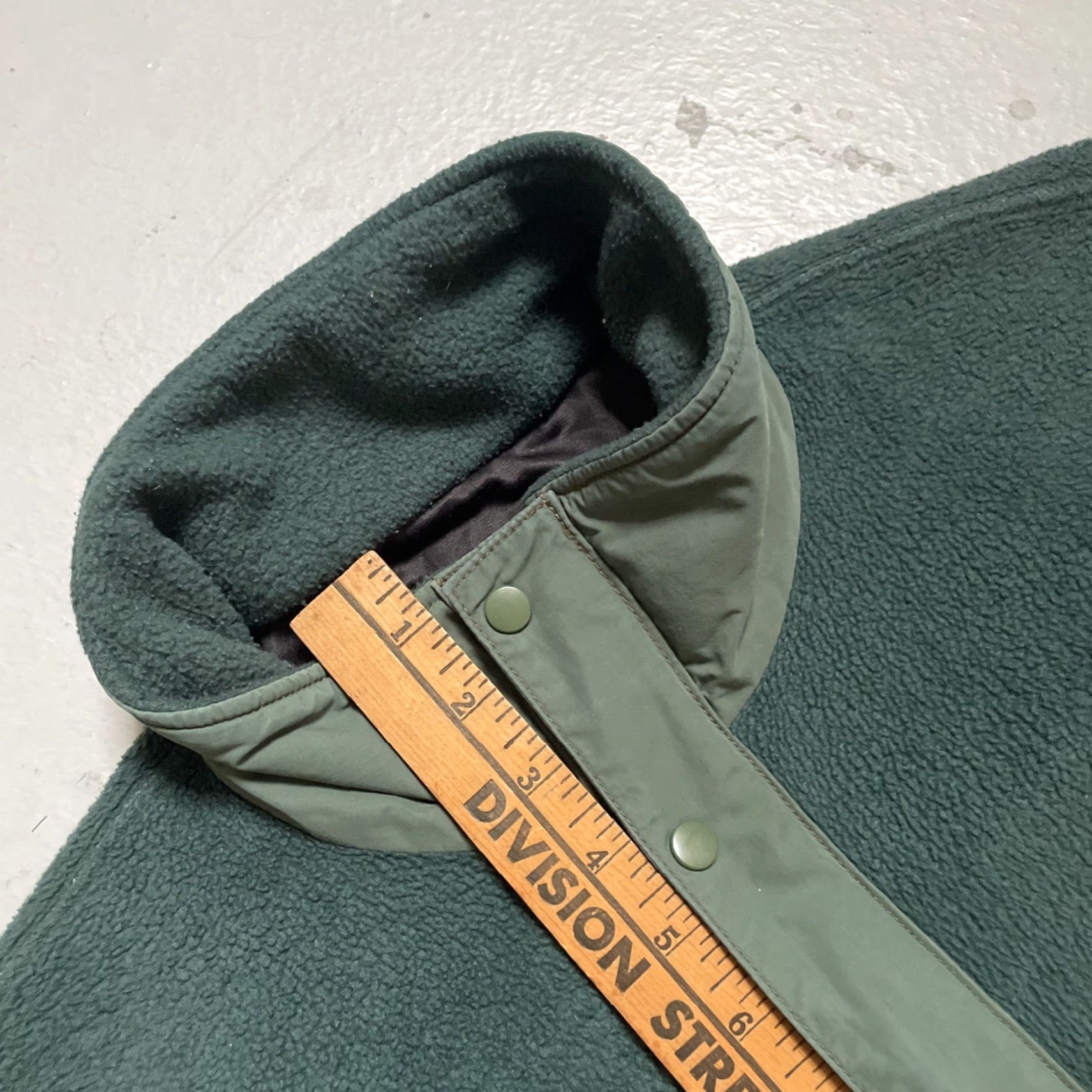 Montbell VINTAGE Montbell Polartec Fleece Jacket Snap Full Zip M-L Green Unisex Adults 1990s 80s Synchilla Outdoor Ski Camp Gorp Leisure Mens Womens Size US M / EU 48-50 / 2 - 4 Thumbnail