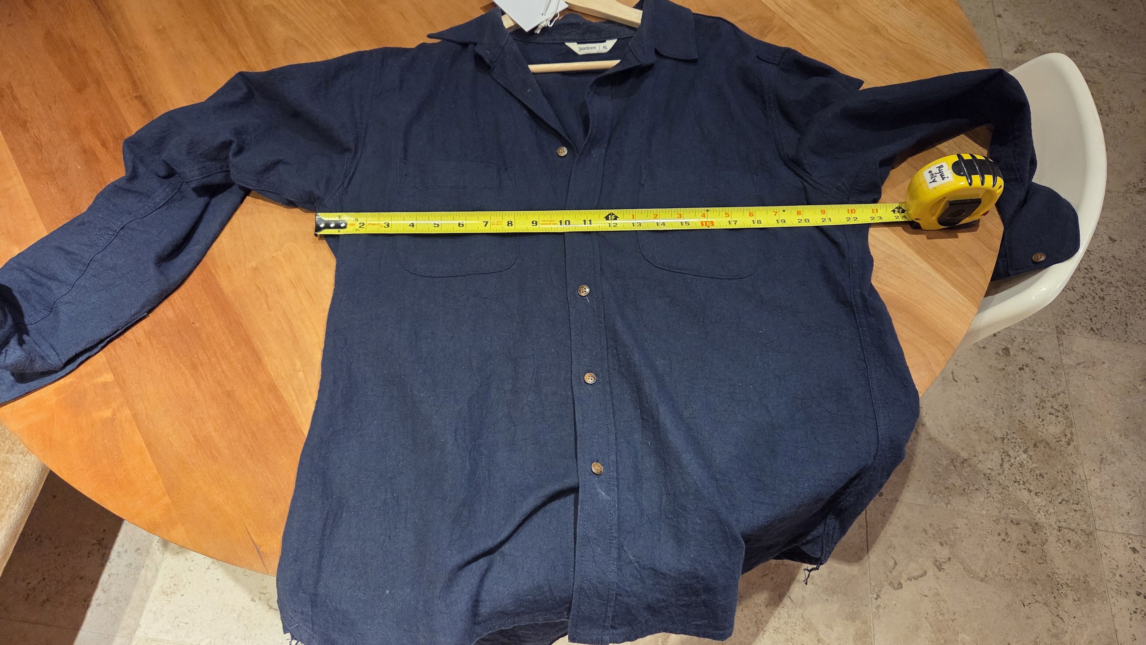 3sixteen Linen Button Down Shirt in XL