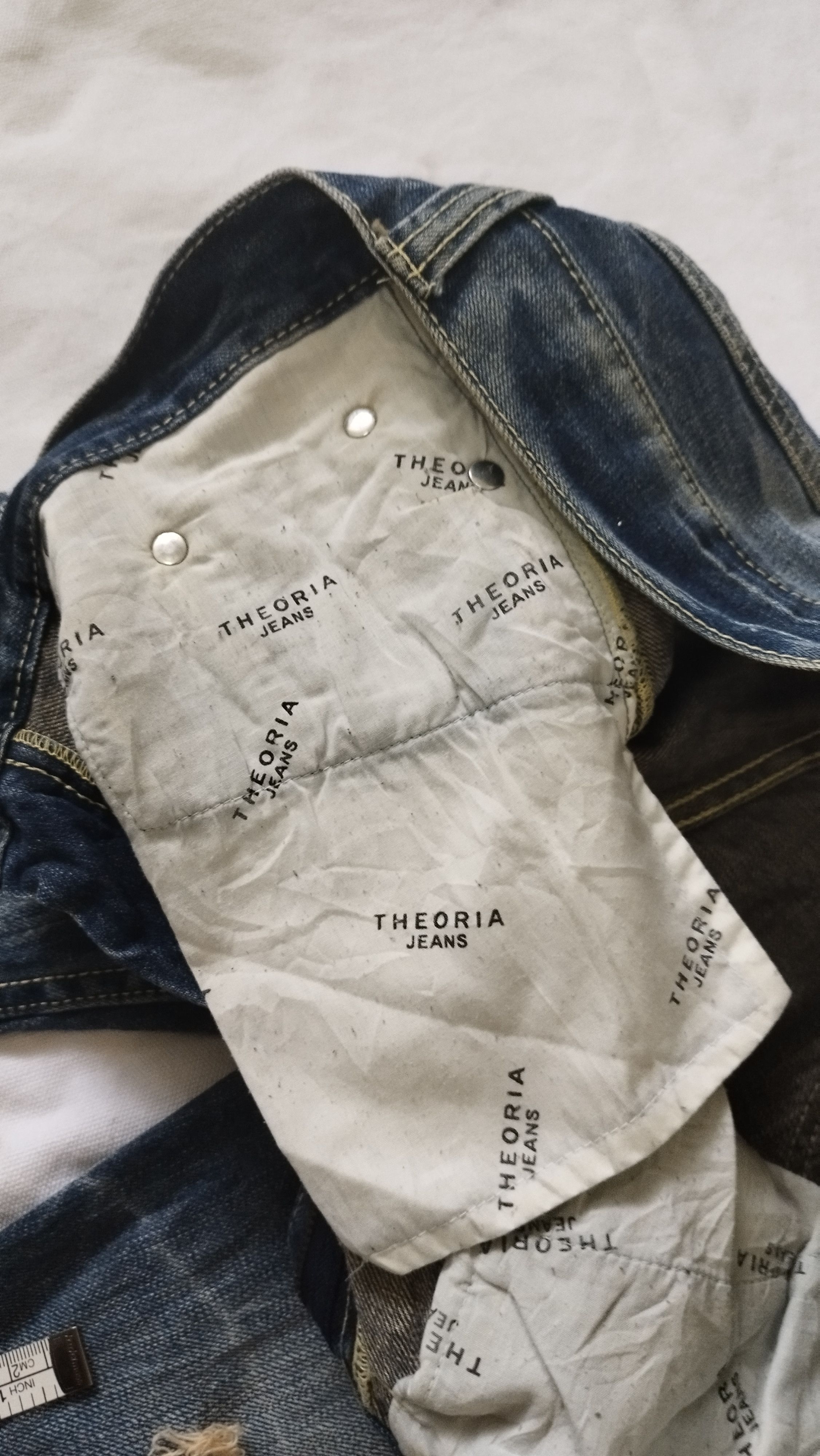 Japanese Brand THEORIA distressed punk design Size US 32 / EU 48 - 5 Thumbnail
