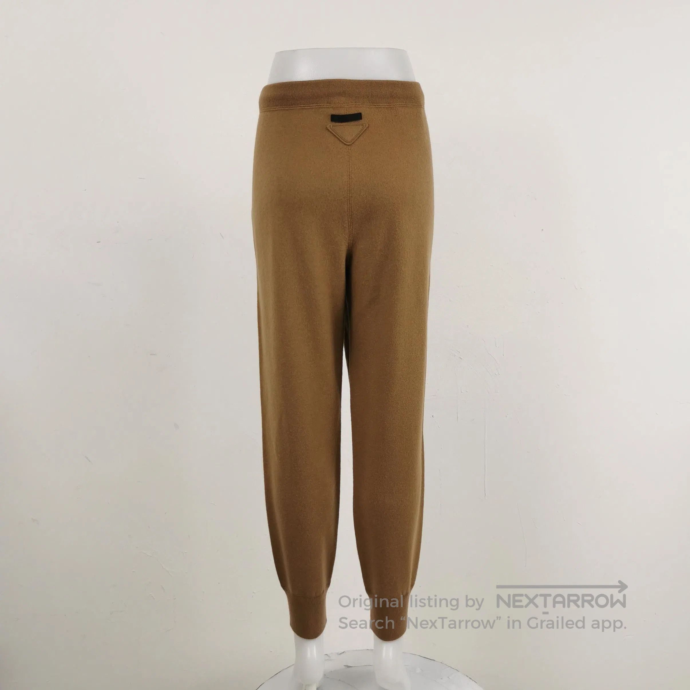 Prada Prada Wool Cashmere Blend Logo Pants . Size 35" - 2 Thumbnail