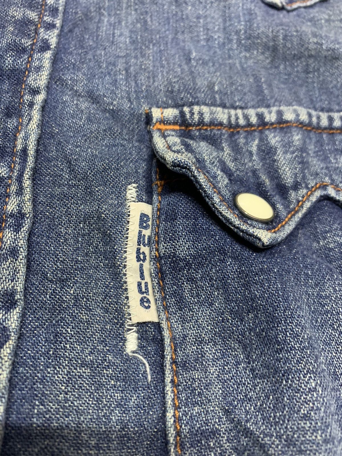 Blue Blue Japan Blue blue denim western shirt Size US S / EU 44-46 / 1 - 10 Thumbnail
