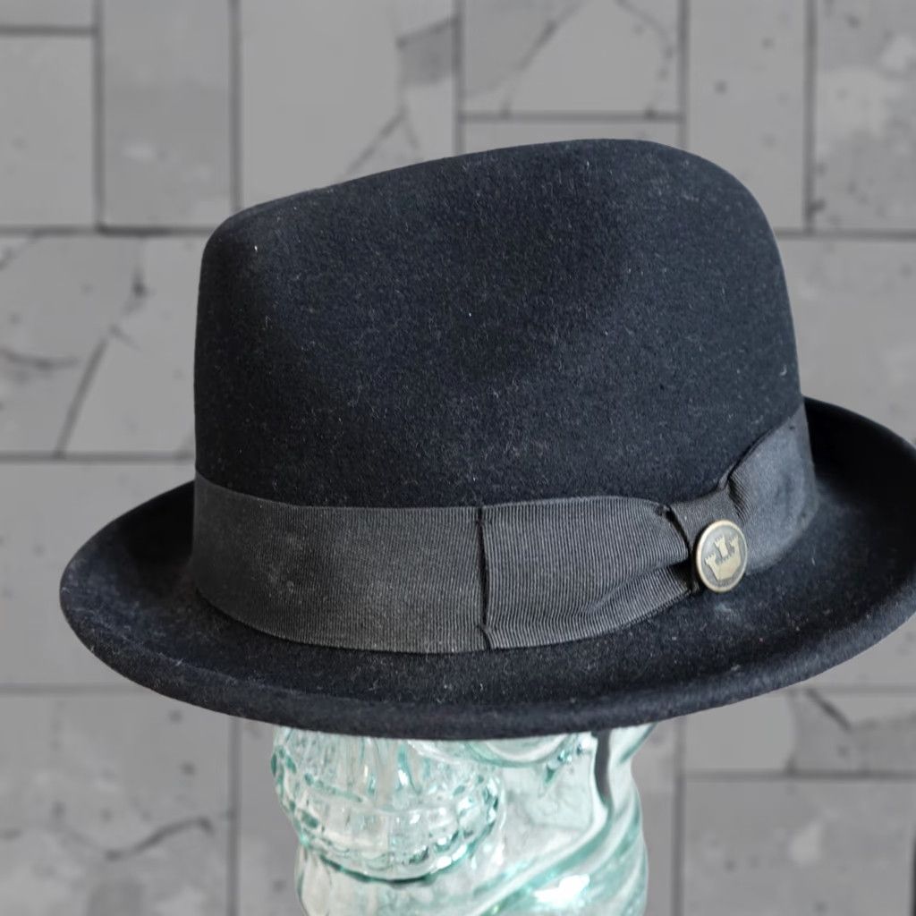 Goorin Bros. Goorin Bros Hat Fedora 2XL Black Wool 100% Felt Mens Fedora Casual Black 2XL Winter Spring 2XL Mens Size ONE SIZE - 1 Thumbnail
