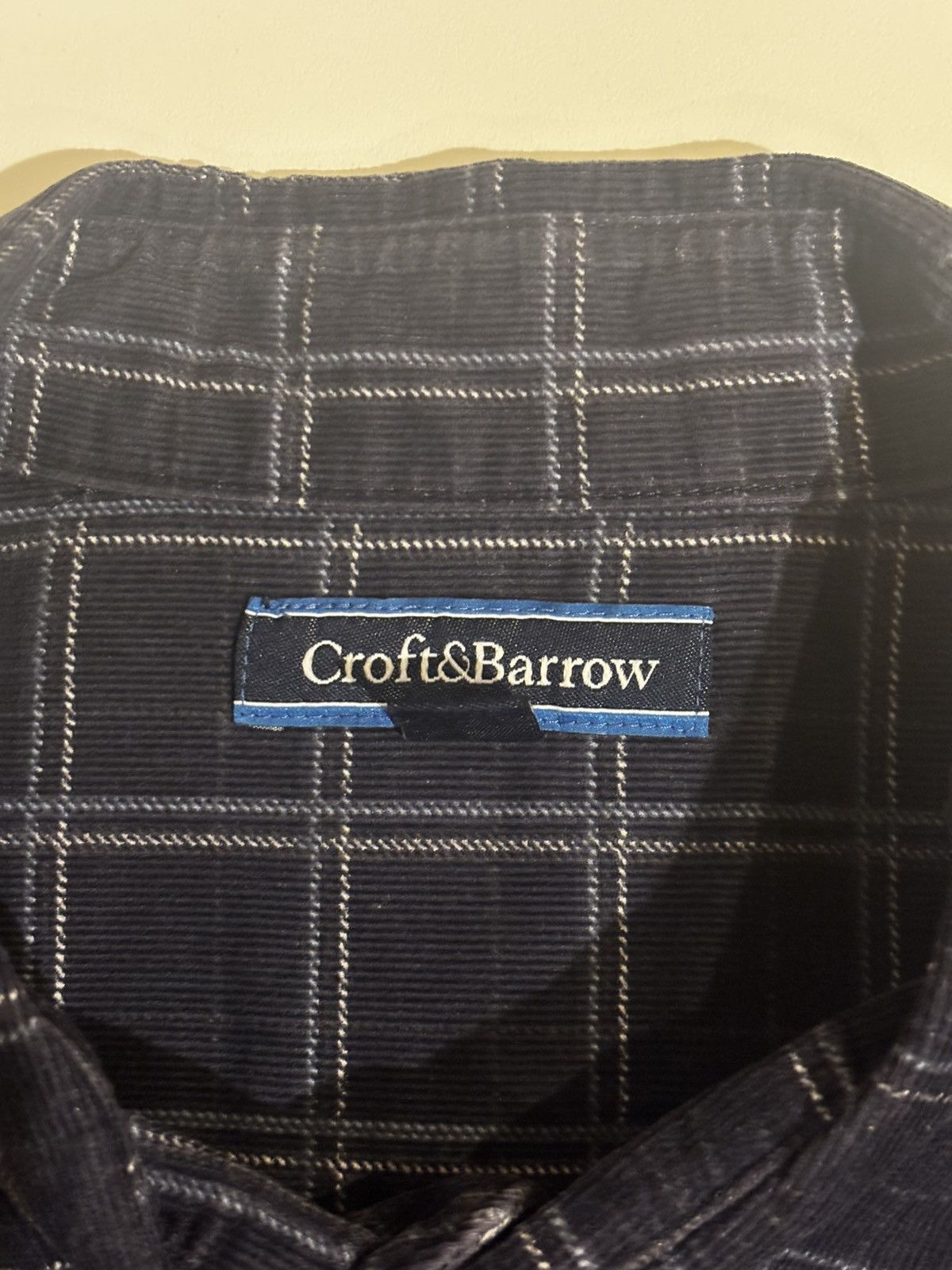 Croft & Barrow Men’s dark navy Shirt.mt1960 Size US L / EU 52-54 / 3 - 10 Thumbnail