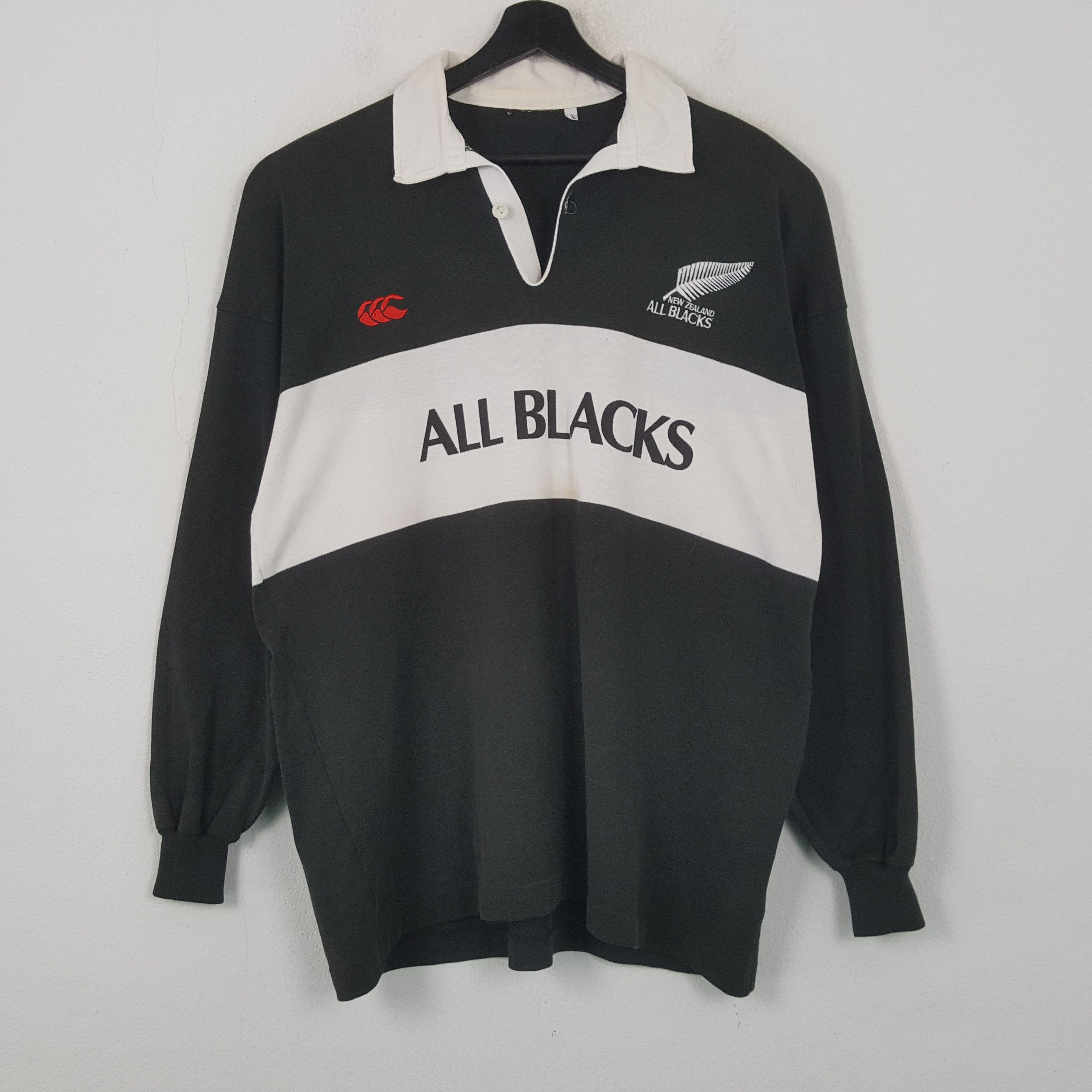 Canterbury of New Zealand New Zealand All Blacks Nice Design Polos RR21 Size US XL / EU 56 / 4 - 1 Thumbnail