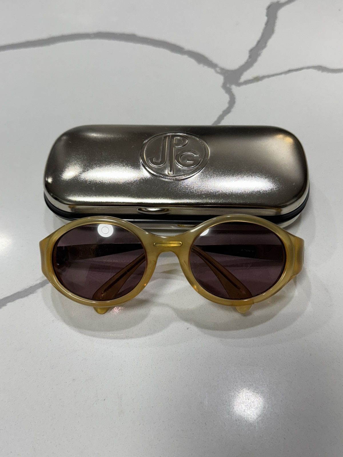 Jean Paul Gaultier VINTAGE JEAN PAUL GAULTIER 56-2272 STEAMPUNK SUNGLASSES Size ONE SIZE - 5 Thumbnail