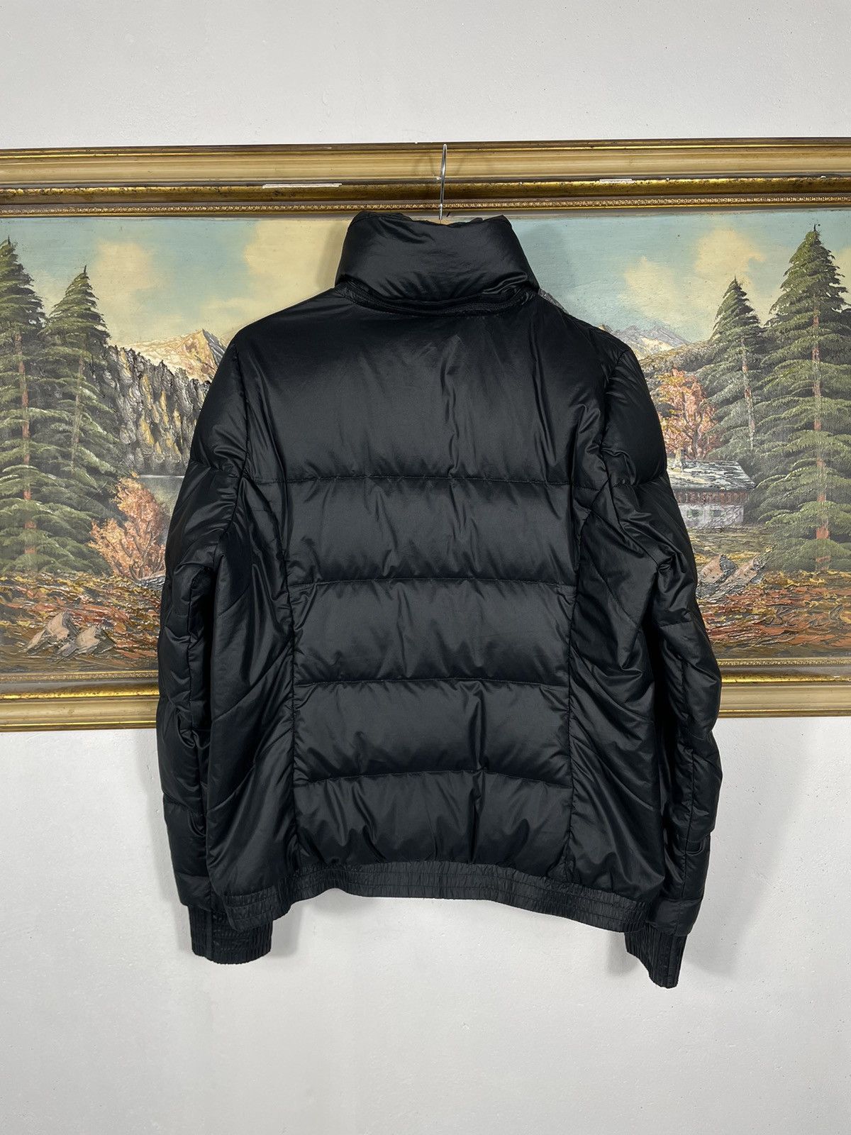 Nike × Vintage Nike Small Swoosh Zip Hoodie Black Y2k 00s Retro Size L / US 10 / IT 46 - 8 Thumbnail