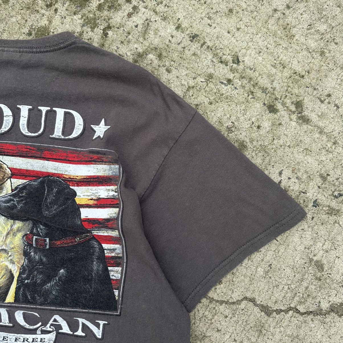 Vision Streetwear VTG Proud American T-shirts Big Logo Land Fo The Free Y2K Size US L / EU 52-54 / 3 - 4 Thumbnail