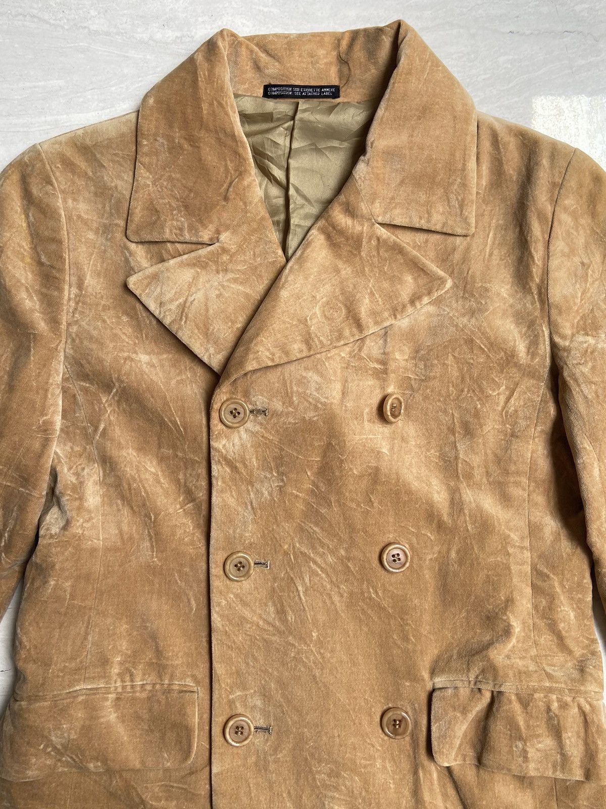 Yohji Yamamoto NOUÉ-RUE Brown Coat Jacket Size US S / EU 44-46 / 1 - 7 Thumbnail