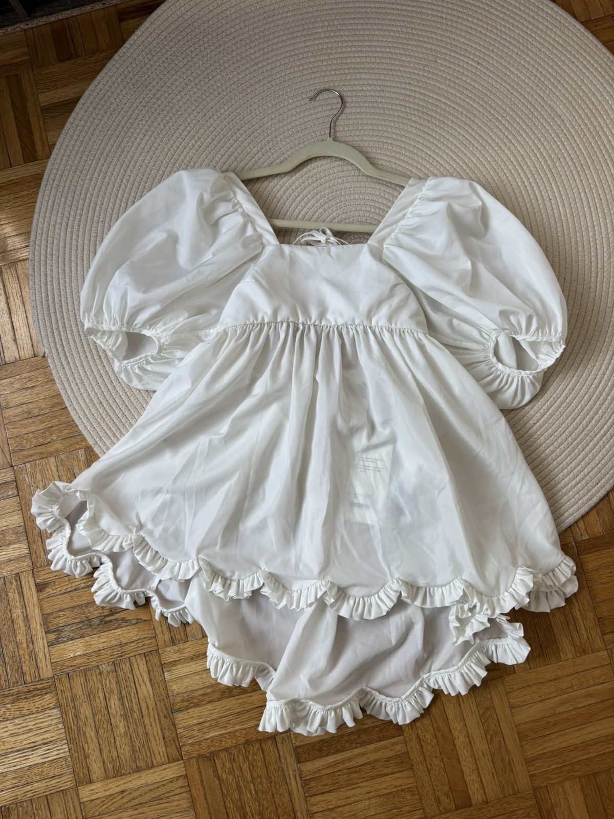 Cecilie Bahnsen Cecilie Bahnsen Vega gathered taffeta top size UK8 Size S / US 4 / IT 40 - 4 Thumbnail
