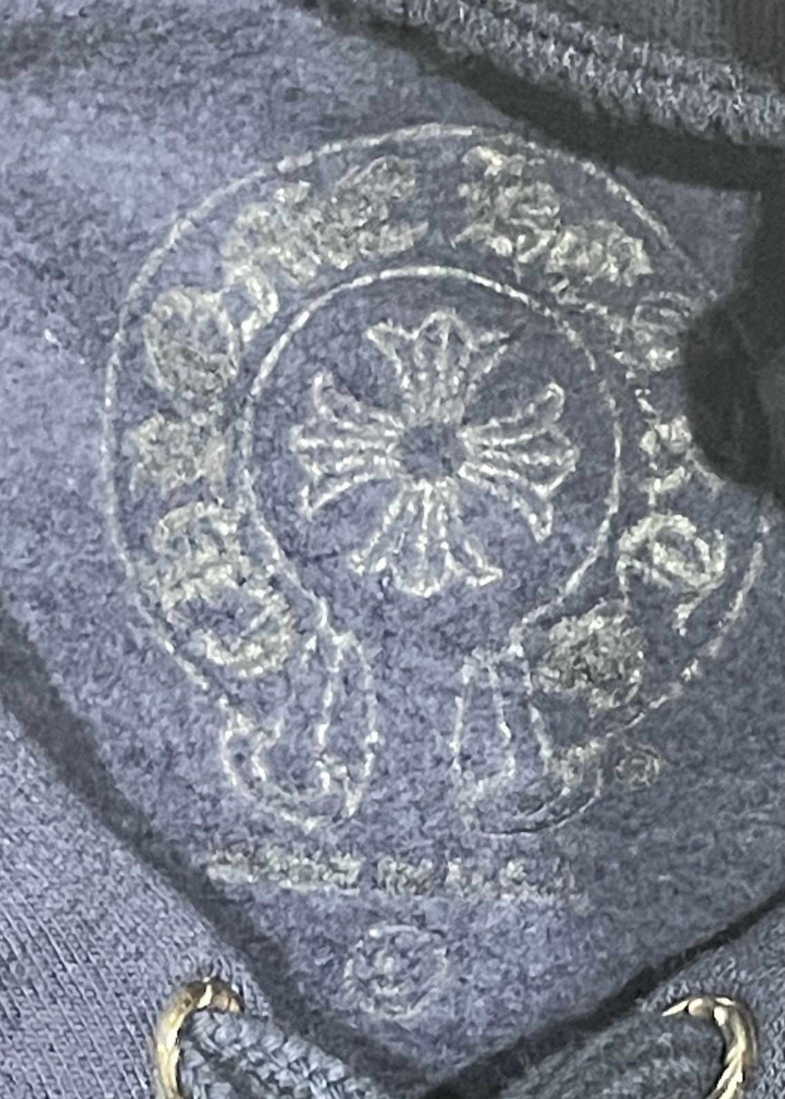 Chrome Hearts Chrome Hearts Logo Hoodie Navy Size US L / EU 52-54 / 3 - 7 Thumbnail