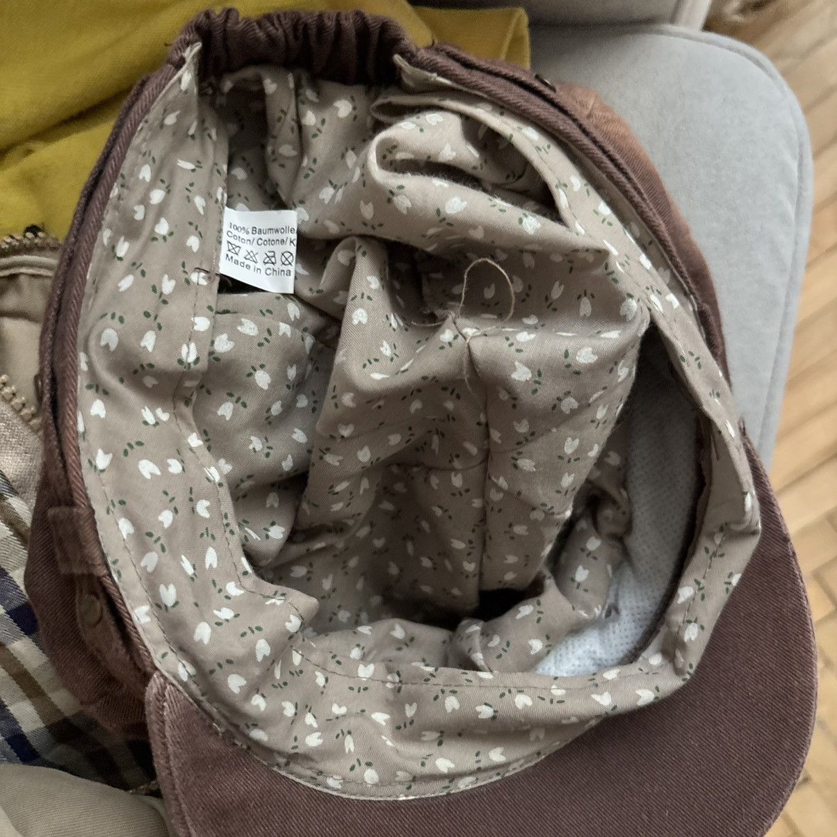Hysteric Glamour 📌 Vintage Sun Faded Boho / Hippie-Style Cotton Cap Size ONE SIZE - 5 Thumbnail