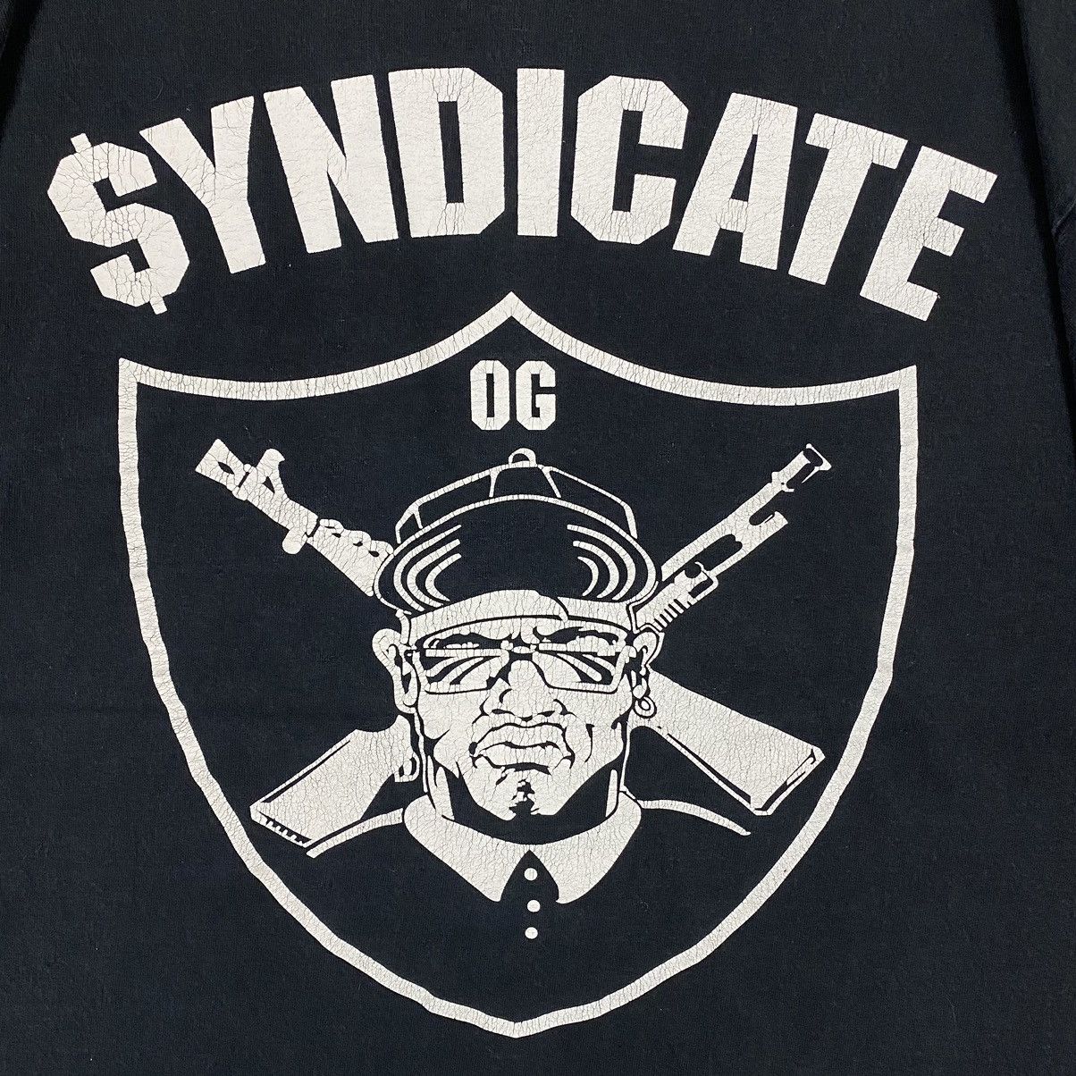 Rap Tees × Vintage RHYME SYNDICATE OG AMERICAN HIP HOP RECORDING LABEL TEE Size US L / EU 52-54 / 3 - 3 Thumbnail