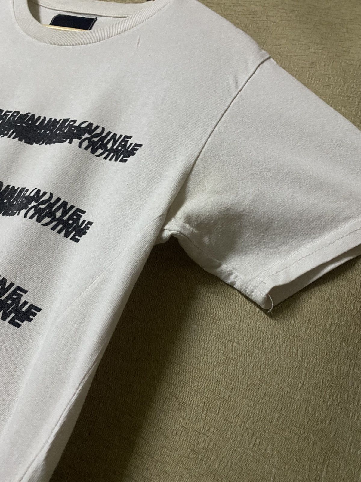 Number (N)ine NUMBER (N)INE Motion Monogram Tshirt Size US M / EU 48-50 / 2 - 4 Thumbnail