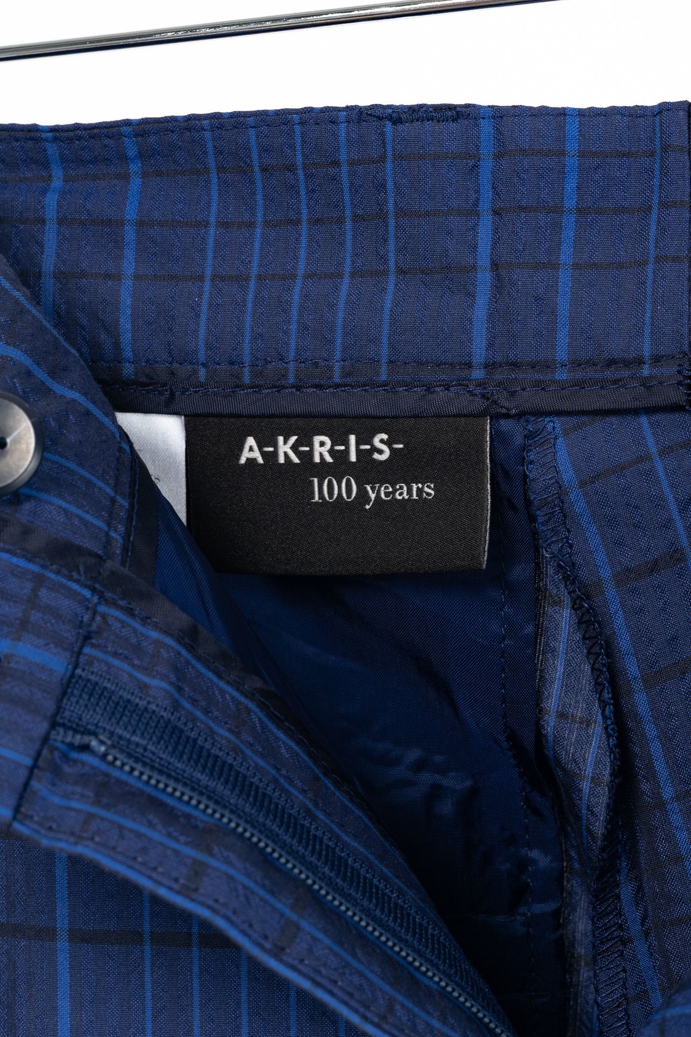 Akris Akris 100 Years Flavin Check Cotton & Silk Seersucker Pants Size 34" / US 12 / IT 48 - 9 Thumbnail