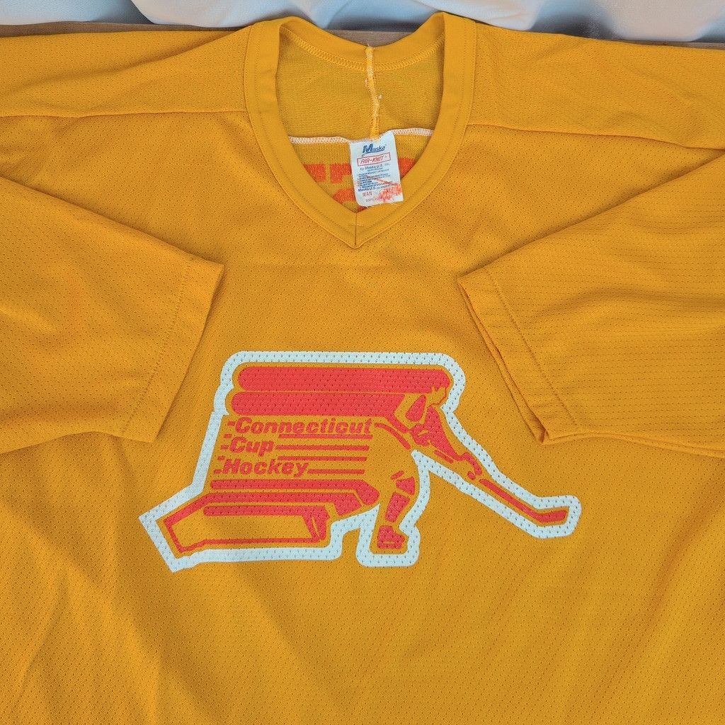 Vintage Vintage USA made Connecticut Cup Hockey Jersey XL Size US XL / EU 56 / 4 - 1 Thumbnail