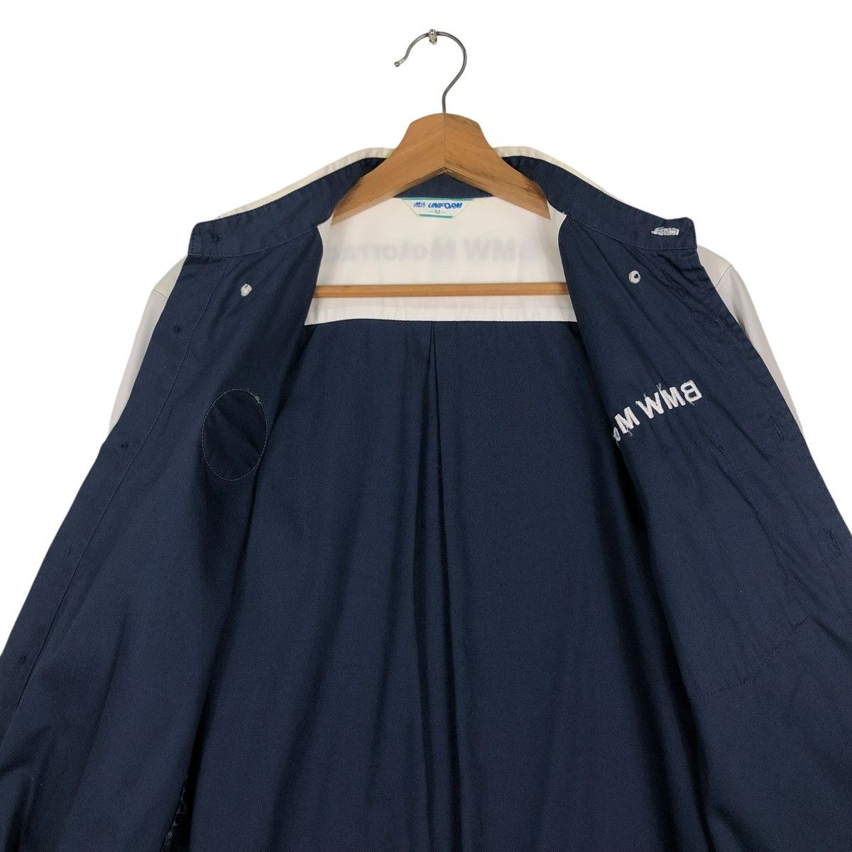 Japanese Brand 🔥VINTAGE WORK SHIRT RACING JACKET BMW MOTORRAD BIG LOGO Size US M / EU 48-50 / 2 - 14 Thumbnail