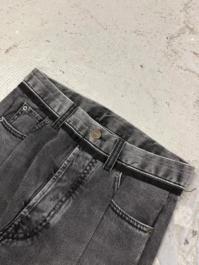 Maison Margiela × Vintage SS2021 Maison Margiela Black Destructured Denim Jeans Size US 30 / EU 46 - 8 Thumbnail