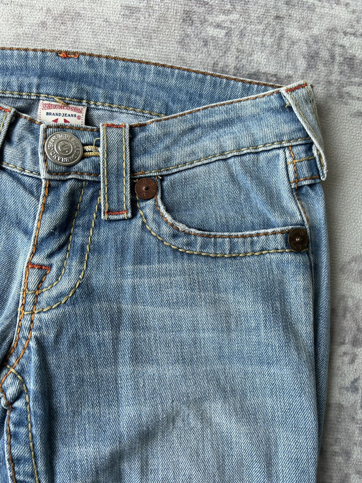 True Religion Flared True Religion Embroidery Jeans Size 27" / US 4 / IT 40 - 12 Thumbnail
