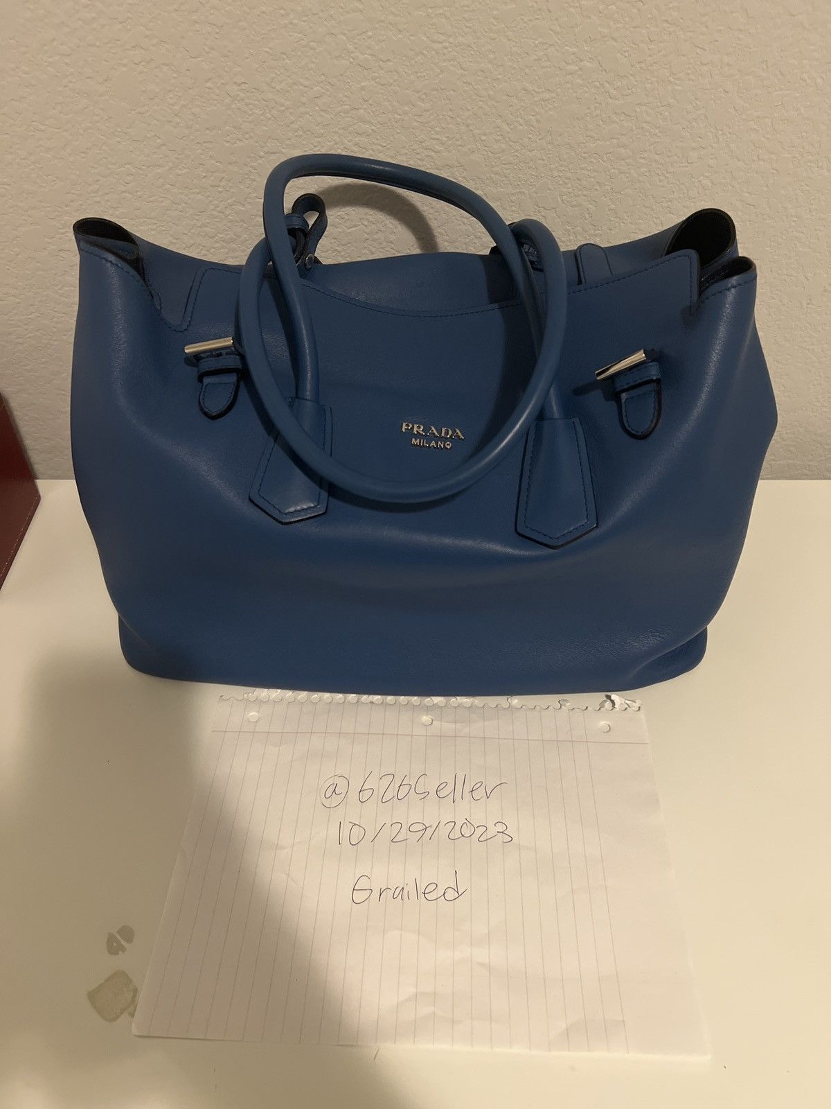 image of Prada Blue Purse, Women's