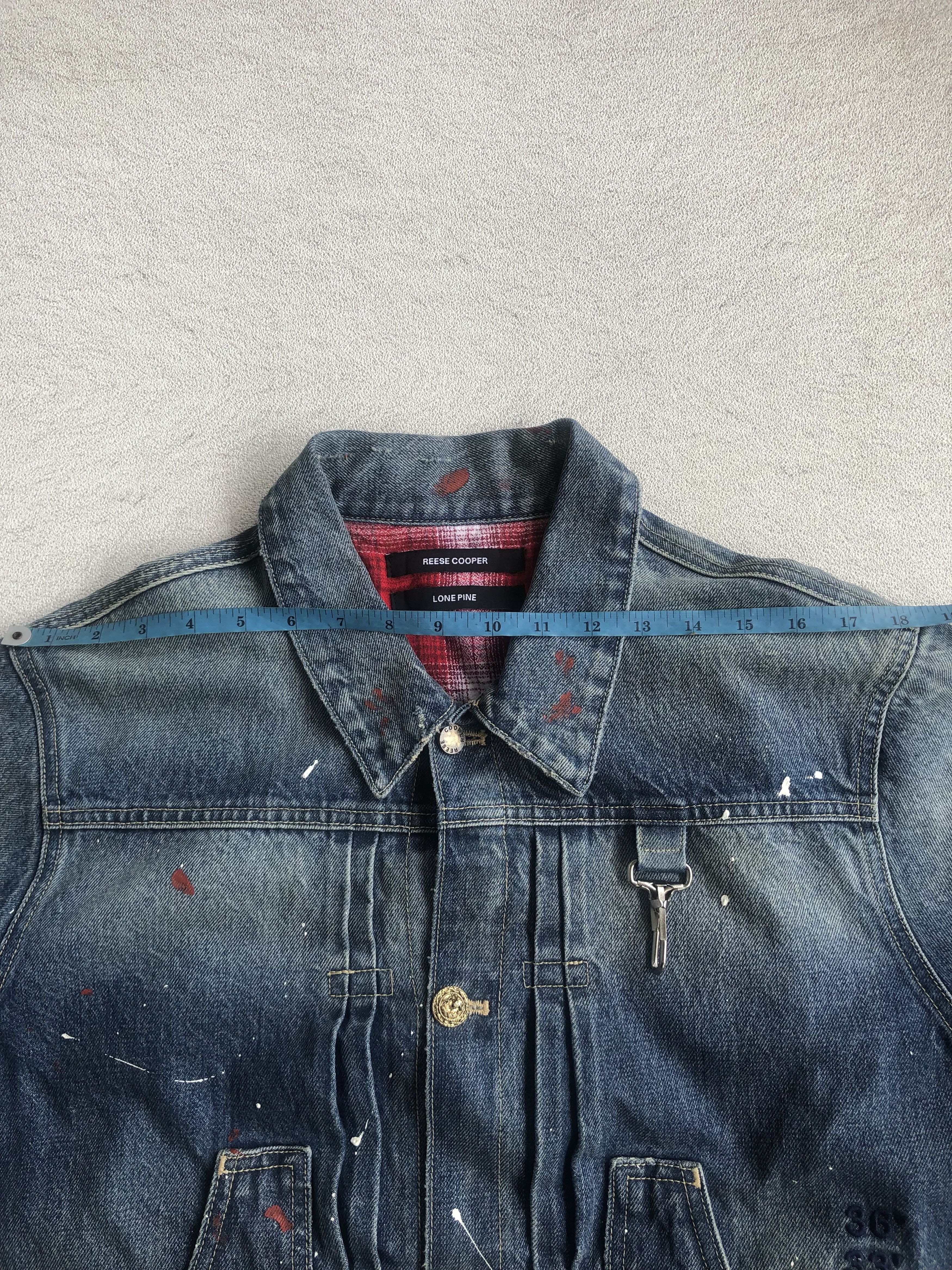 Reese Cooper Rare 🔥 AW2018 Reese Cooper Painter Denim Jacket Size US L / EU 52-54 / 3 - 7 Thumbnail