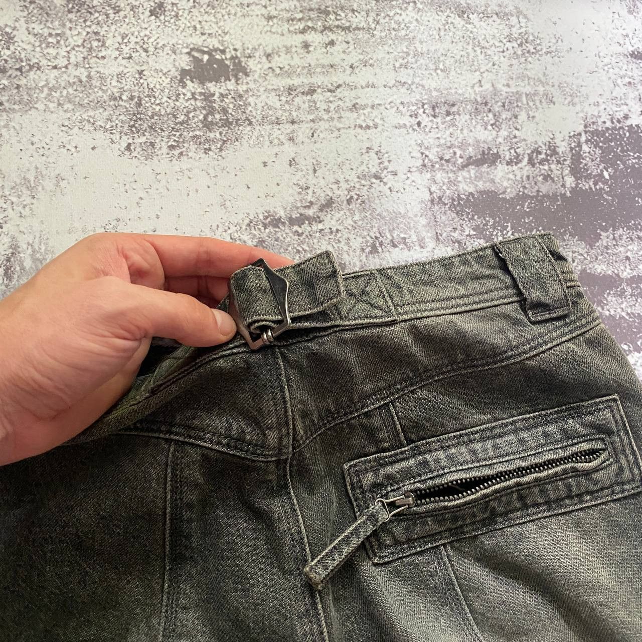 Japanese Brand Vintage If Six Was Nine ADJACENT Grey Denim Cargo Size US 32 / EU 48 - 7 Thumbnail