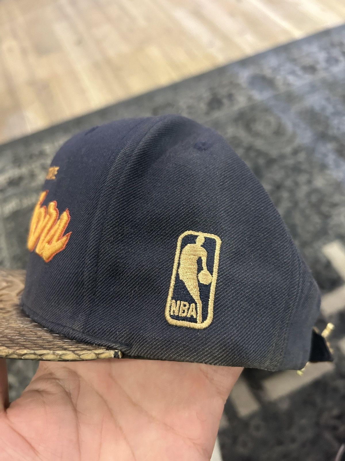 Just Don × Mitchell & Ness × Rsvp Gallery Just Don x Mitchell & Ness NBA Golden State Warriors Hat Size ONE SIZE - 5 Thumbnail