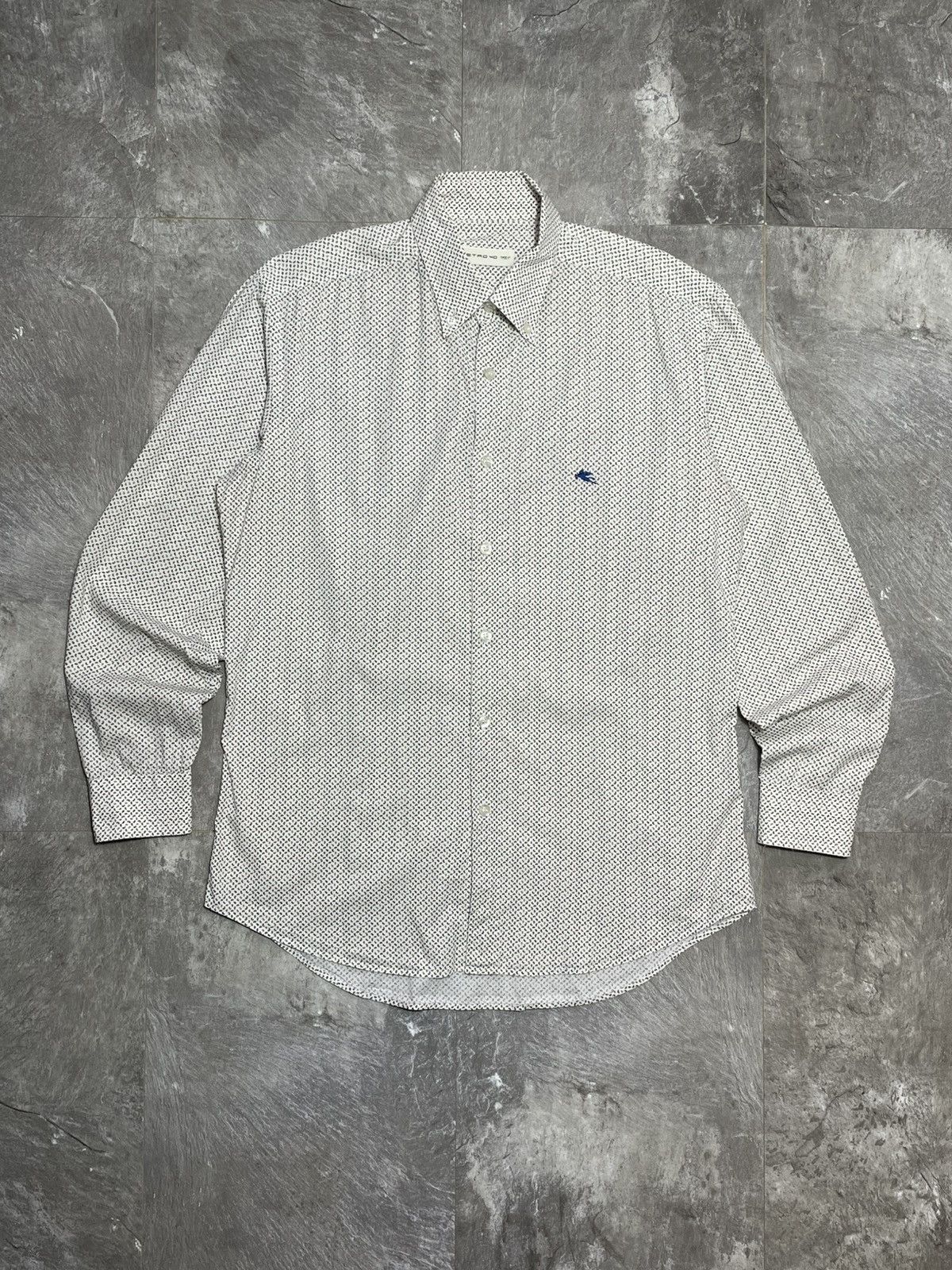 Etro ETRO Milano Paisley Shirt Size 40 M Embroidered Pegasus Logo Size US M / EU 48-50 / 2 - 1 Thumbnail