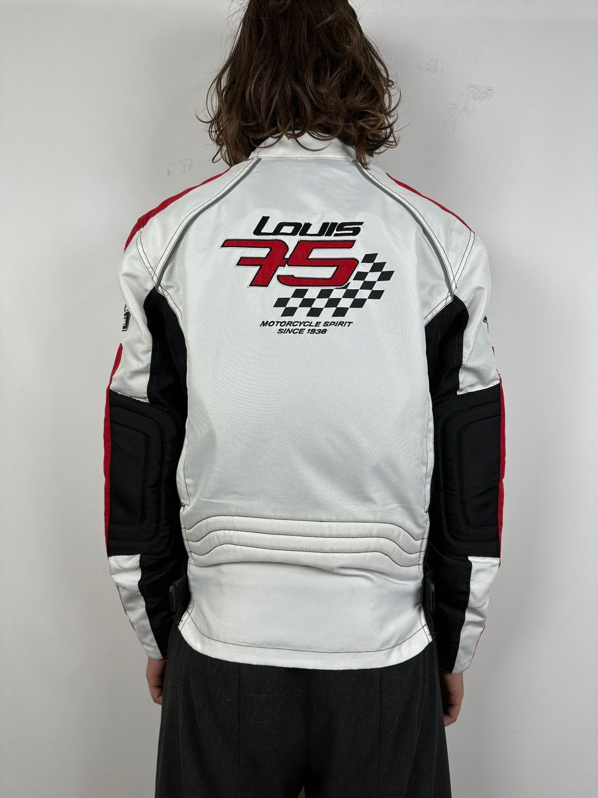 Vintage Vintage Bridgestone Louis 75 Motorcycle Racing Jacket Size US L / EU 52-54 / 3 - 3 Thumbnail