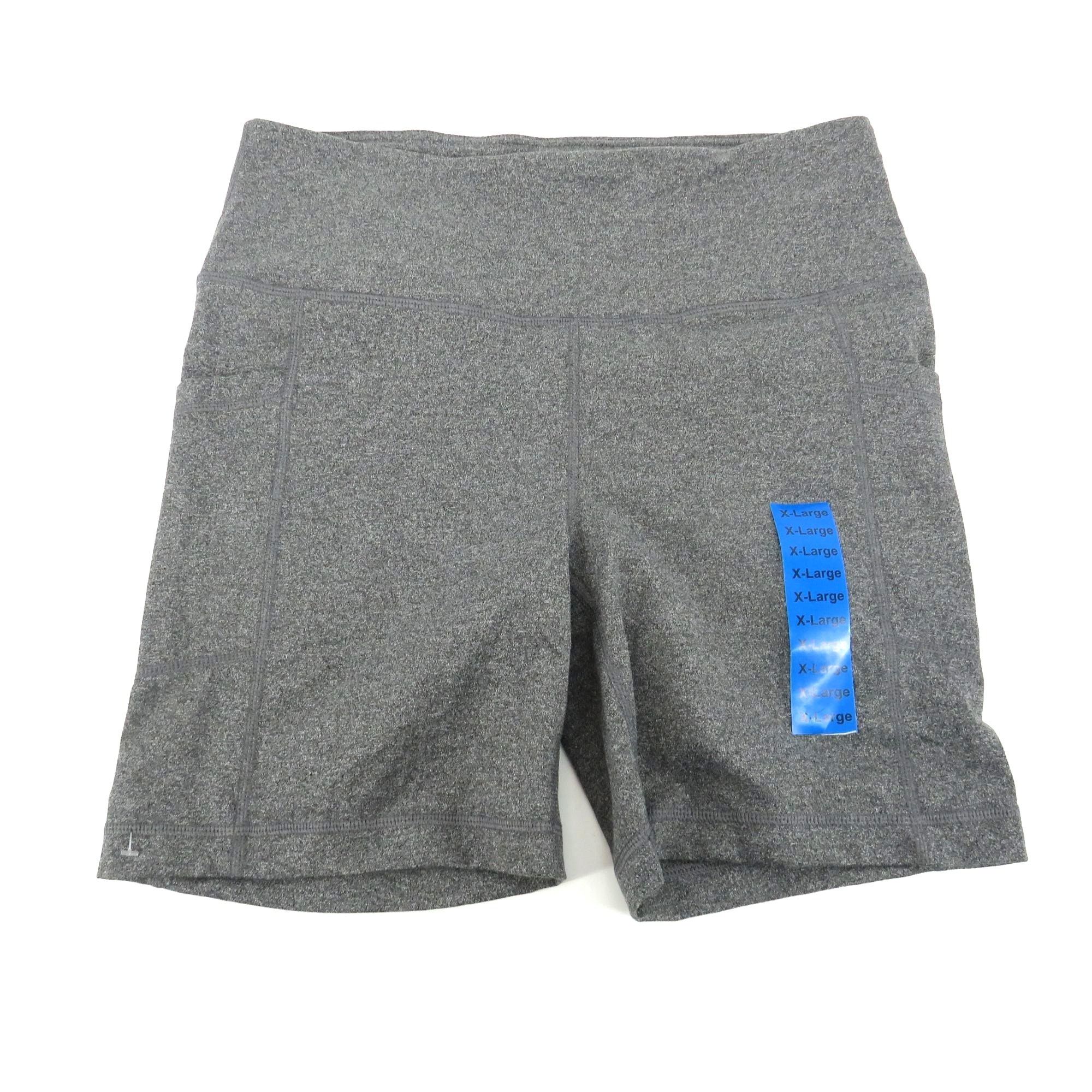 Other Members Mark Women's Everyday High-Rise Gray Bike Shorts XL Size 30" / US 8 / IT 44 - 1 Thumbnail