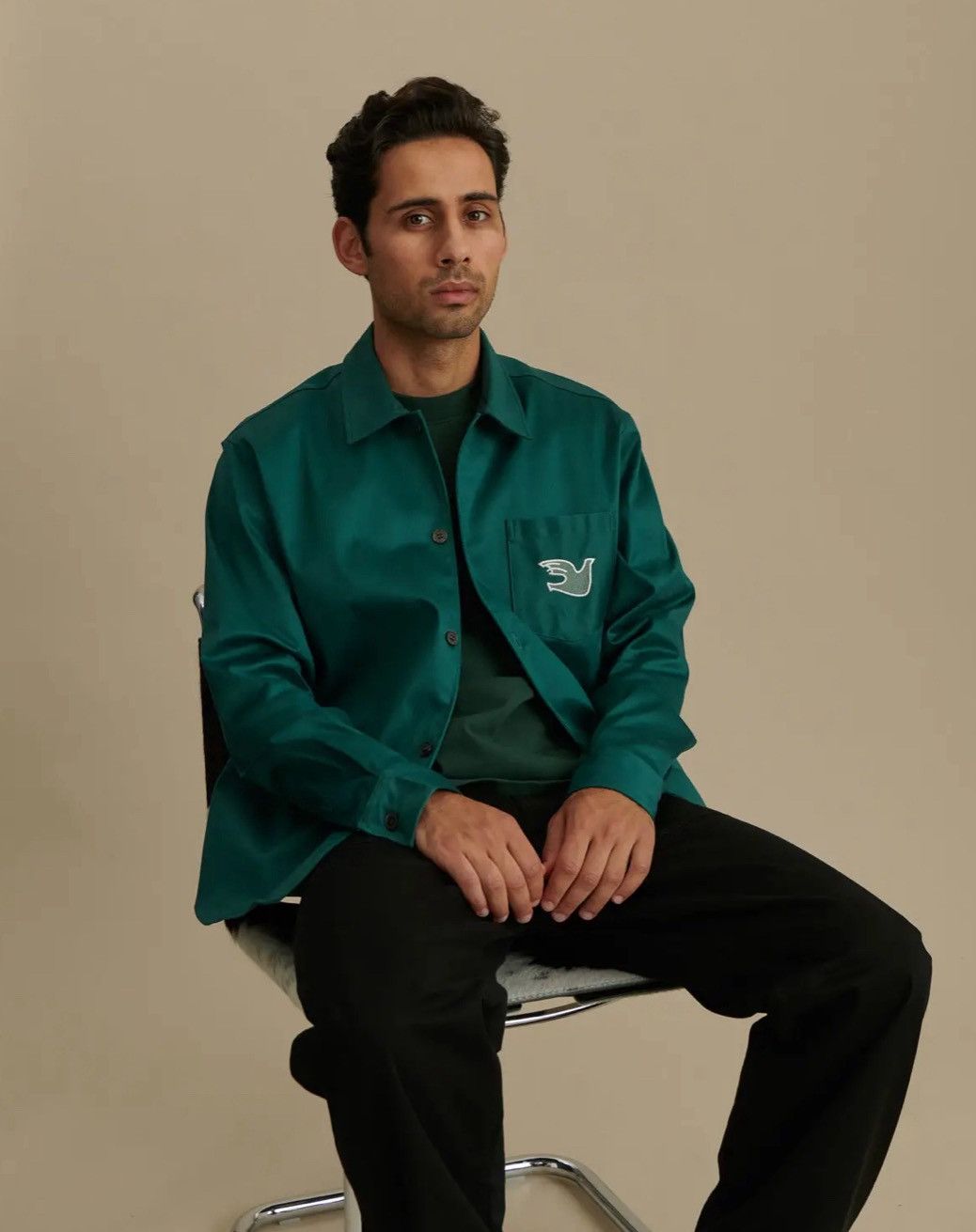 Palmes Palmes Rod Overshirt Long Sleeve Button Up Men’s Size L Size US L / EU 52-54 / 3 - 6 Thumbnail
