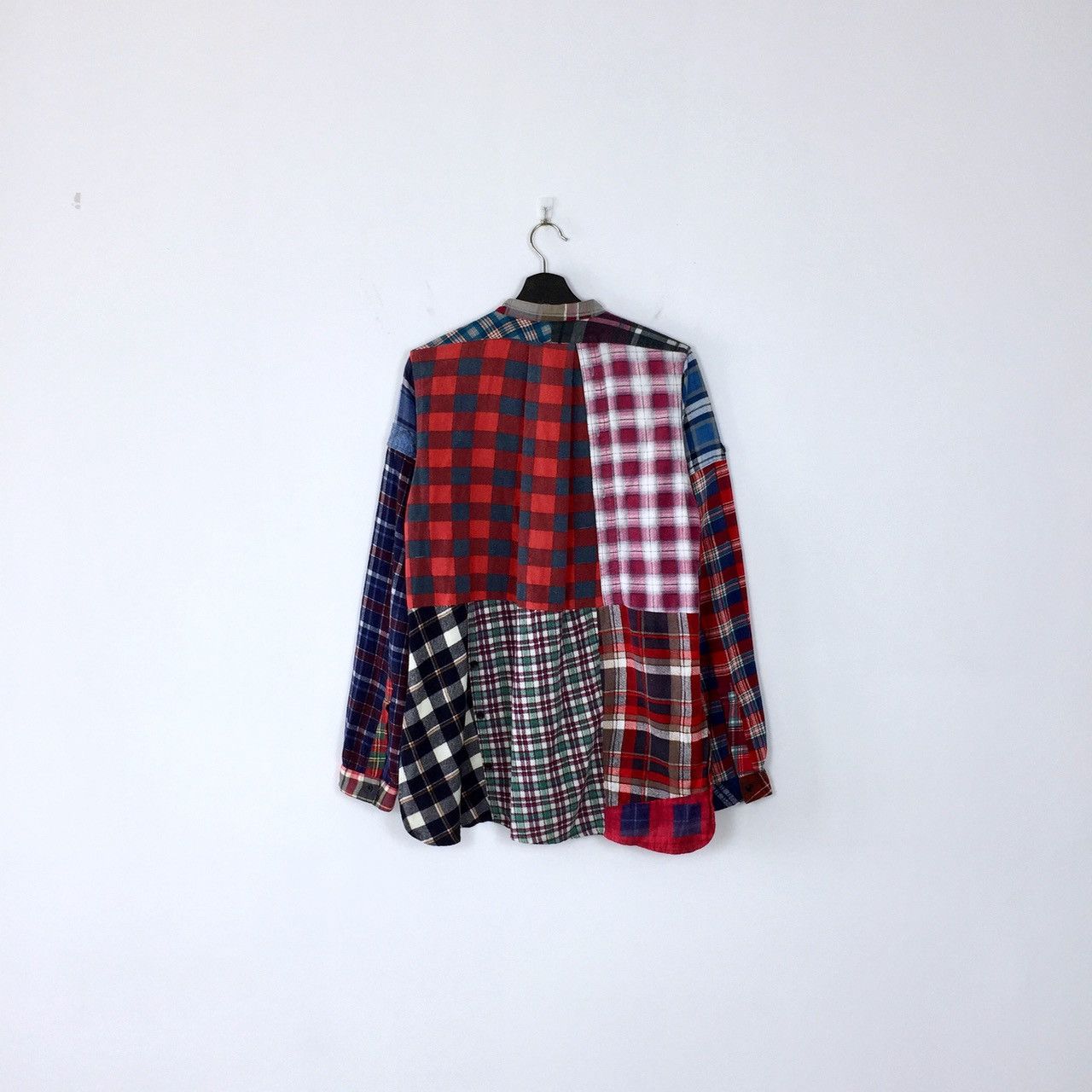 Needles REBUILD BY NEEDLES FW16 PATCHWORK FLANNEL SHIRT Size US S / EU 44-46 / 1 - 2 Thumbnail