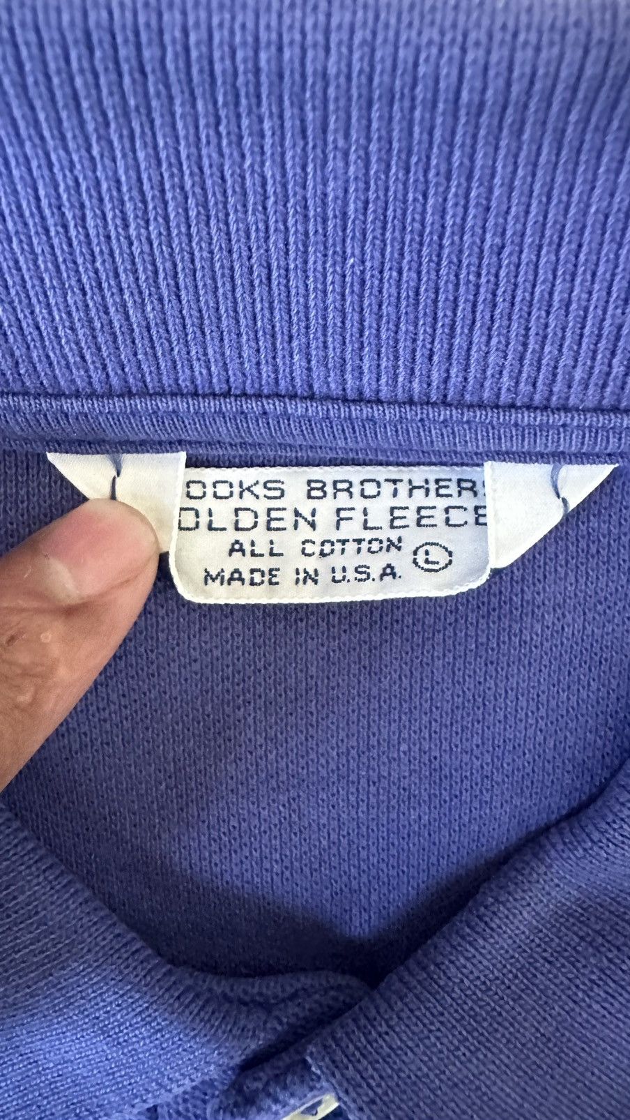 Brooks Brothers VINTAGE BROOK BROTHERS MADE IN USA POLO TEE Size US XL / EU 56 / 4 - 5 Thumbnail
