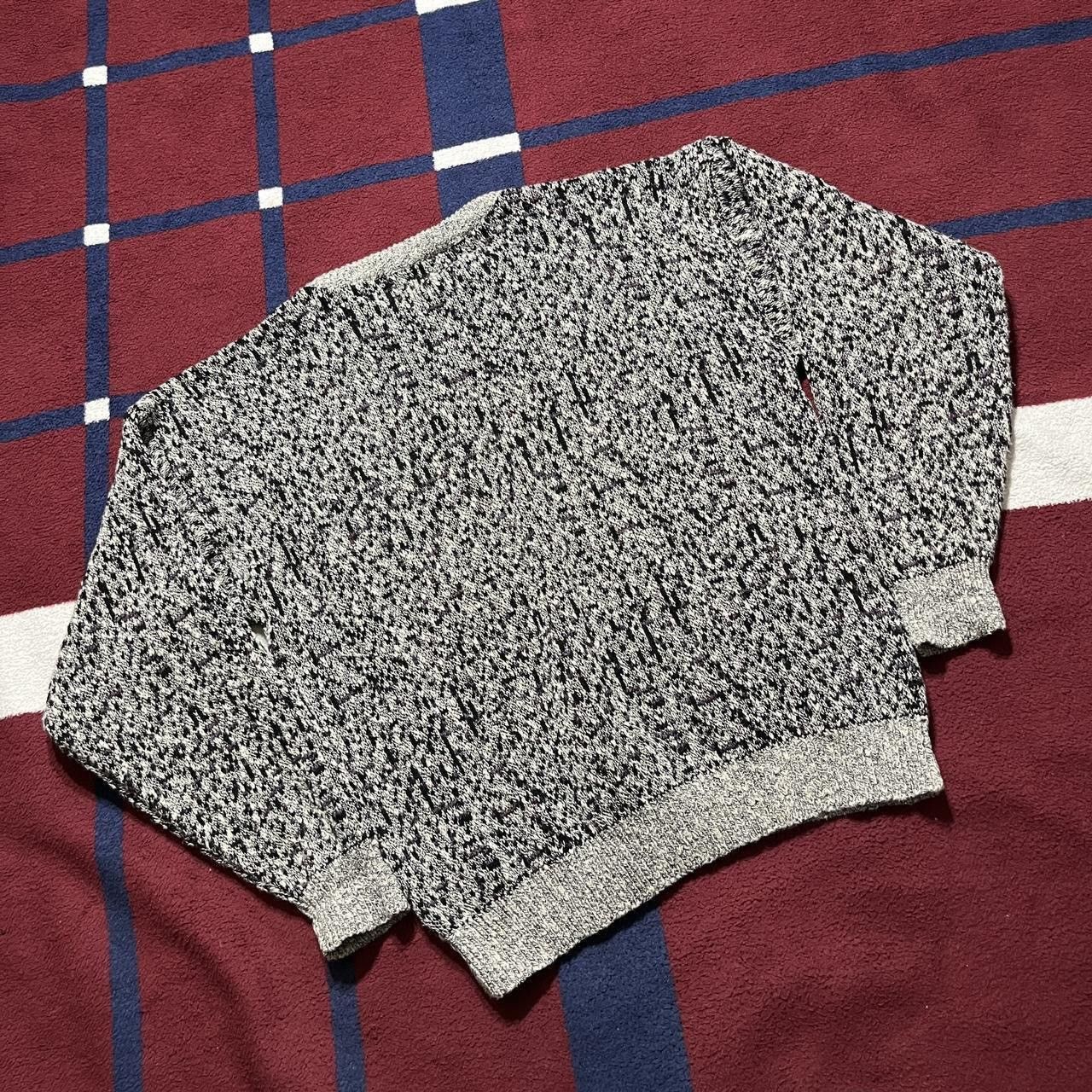 Lavane Vintage 90s Lavane New York static black and white sweater Size US M / EU 48-50 / 2 - 3 Thumbnail