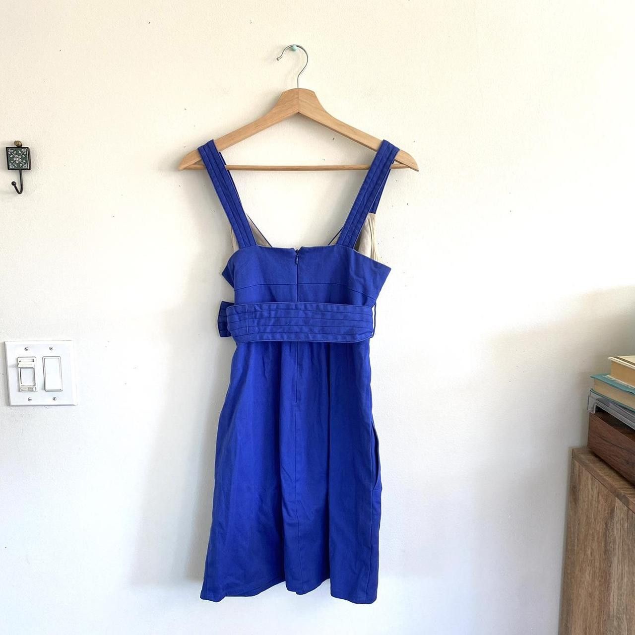 VaVa VAVA JOY HAN BLUE MINI DRESS VINTAGE BUCKLE ELEPHANT SMALL Size S / US 4 / IT 40 - 7 Thumbnail