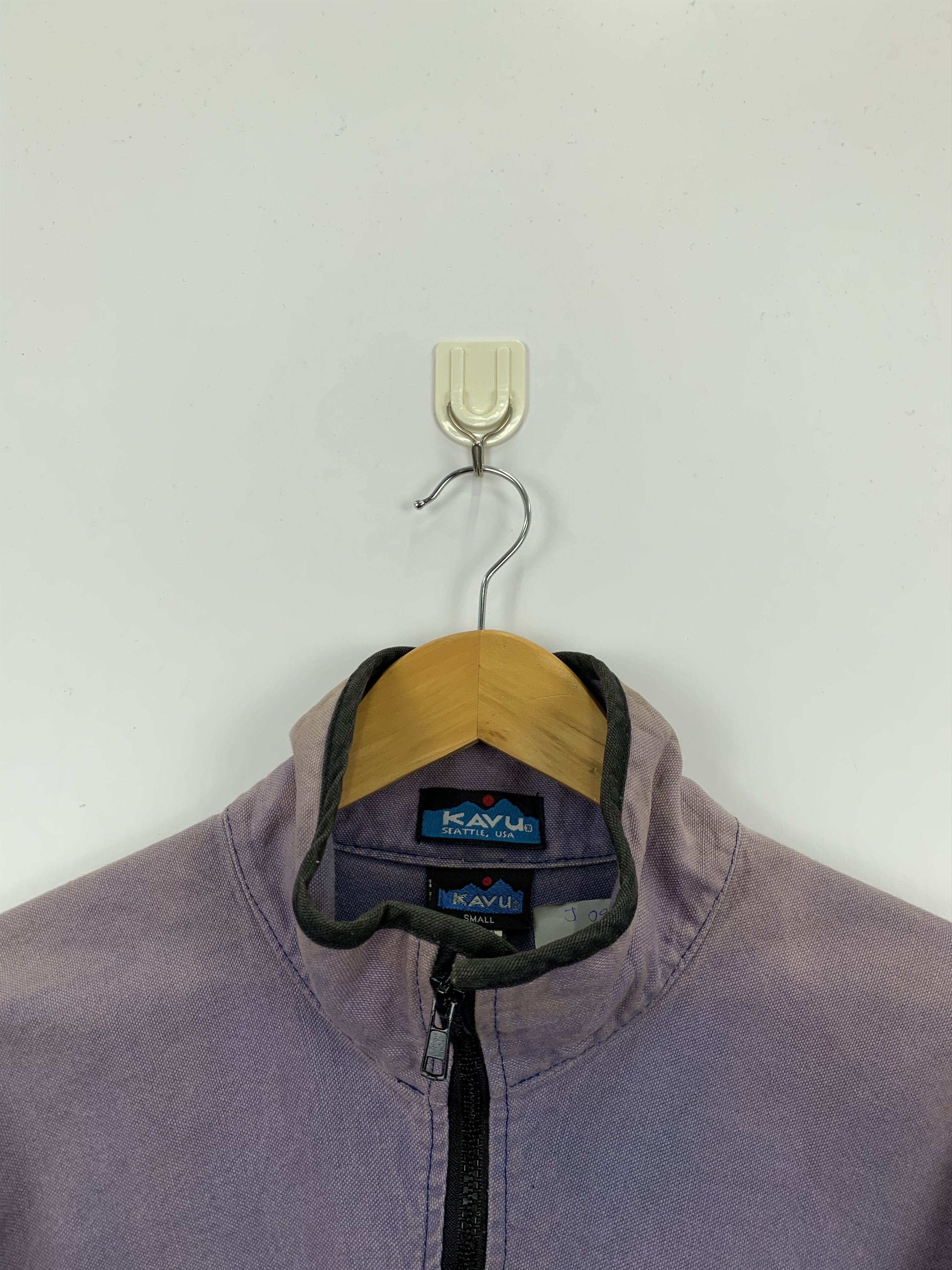 KAVU Vintage 90s KAVU Anorak Sun Faded Denim Zipper Jacket J0925 Size US S / EU 44-46 / 1 - 5 Thumbnail