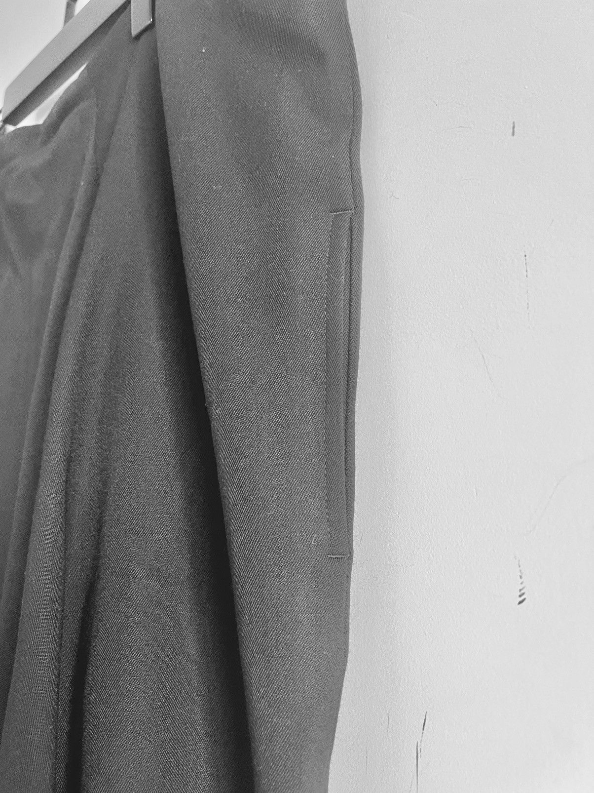 Yohji Yamamoto Yohji Yamamoto Femme - W/GABARDINE DRAWSTRING SKIRT Size 40" / US 18 - 7 Thumbnail