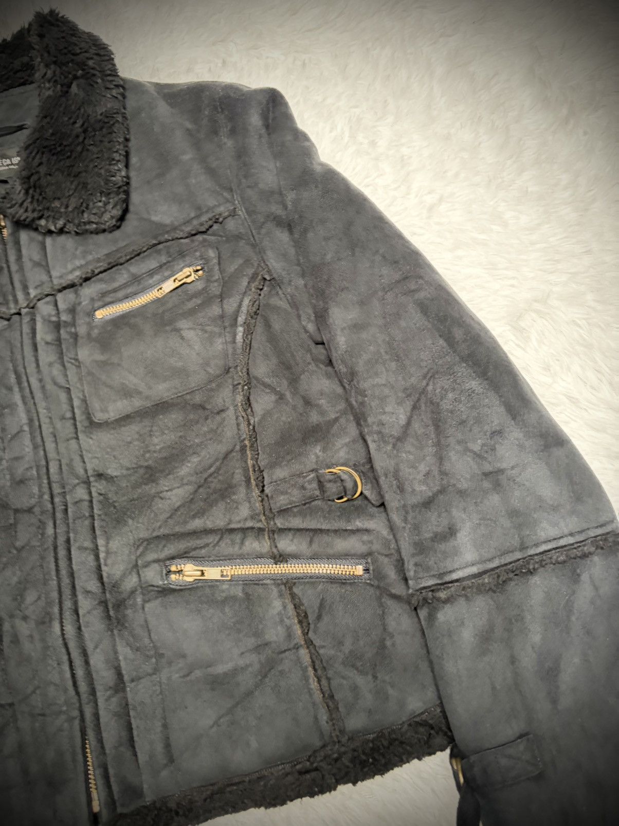 Le Grande Bleu (L.G.B.) 2000s vkei Japanese brand Comme Ca Ism furr jacket Size US M / EU 48-50 / 2 - 3 Thumbnail