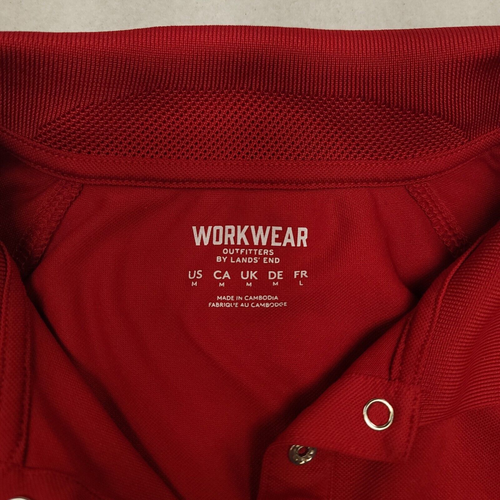 Lands' End Lands End Casual Pullover Polo Shirt Adult Mens Size M Red Size US M / EU 48-50 / 2 - 3 Thumbnail