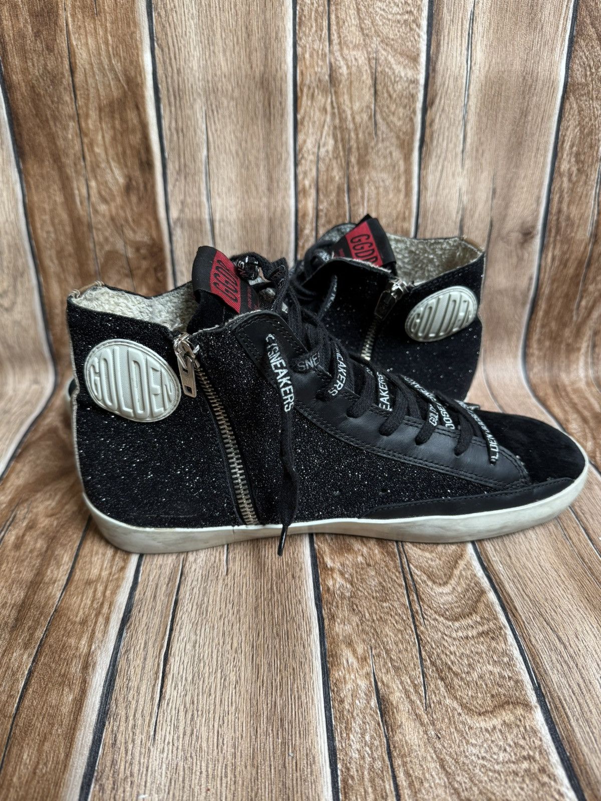 Golden Goose Glitter francy trainers Size US 9 / IT 39 - 12 Thumbnail