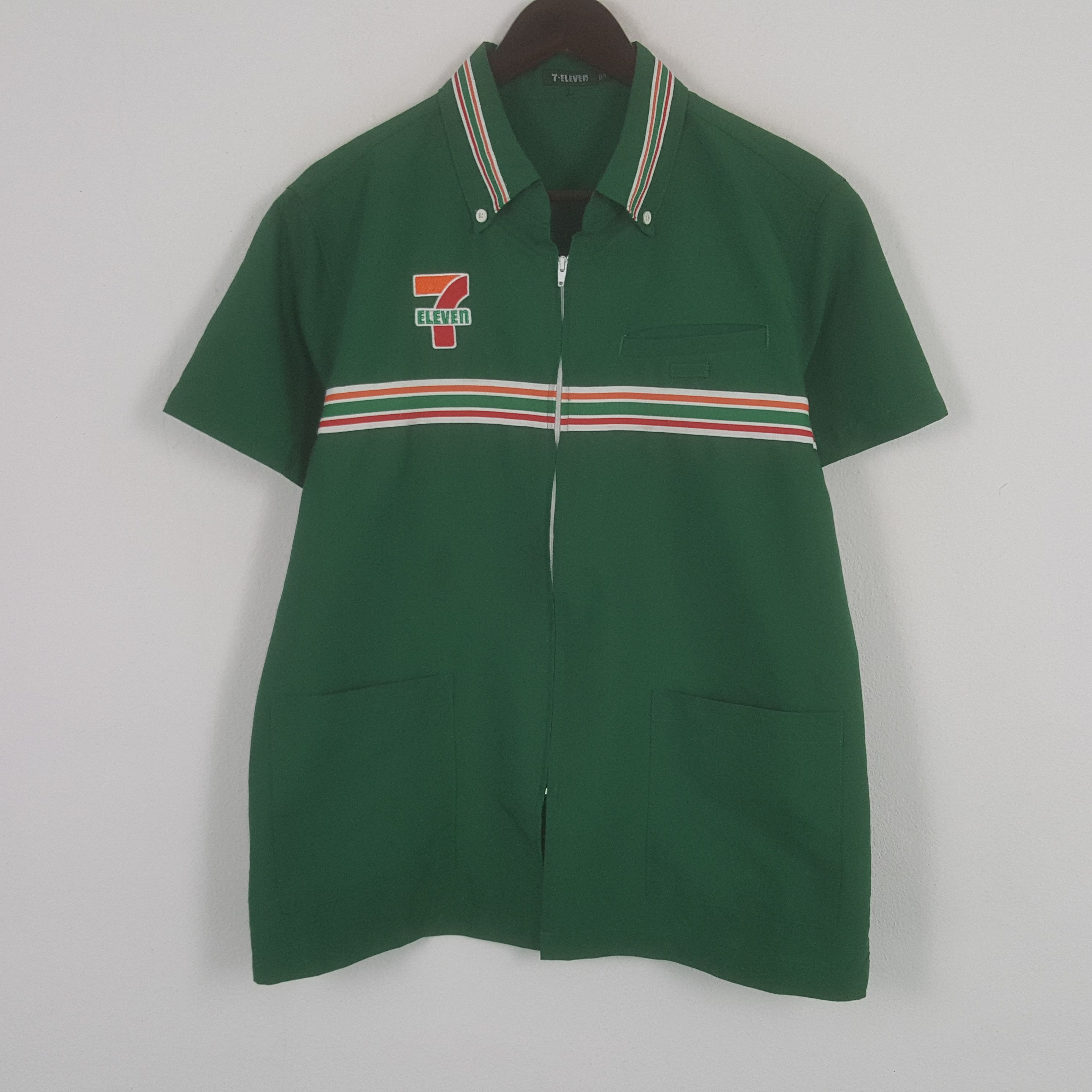 Japanese Brand × Uniform Wares × Vintage Vintage 7 Eleven Embroidery Logo Worker Jacket Size US M / EU 48-50 / 2 - 3 Thumbnail