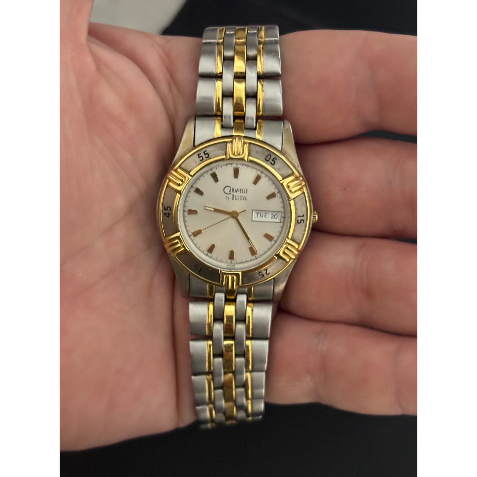 Caravelle by Bulova Vintage Caravelle By Bulova T8 2-Tone Men’s Watch. Size ONE SIZE - 2 Thumbnail