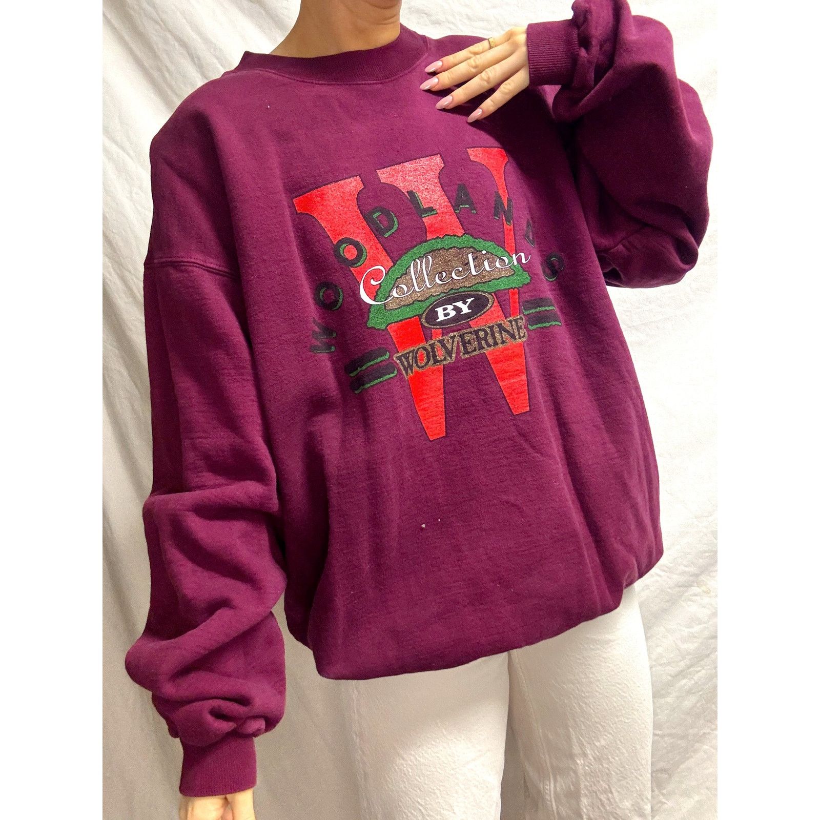 Vintage Vintage Woodlands by wolverine maroon crewneck Size US XL / EU 56 / 4 - 1 Thumbnail